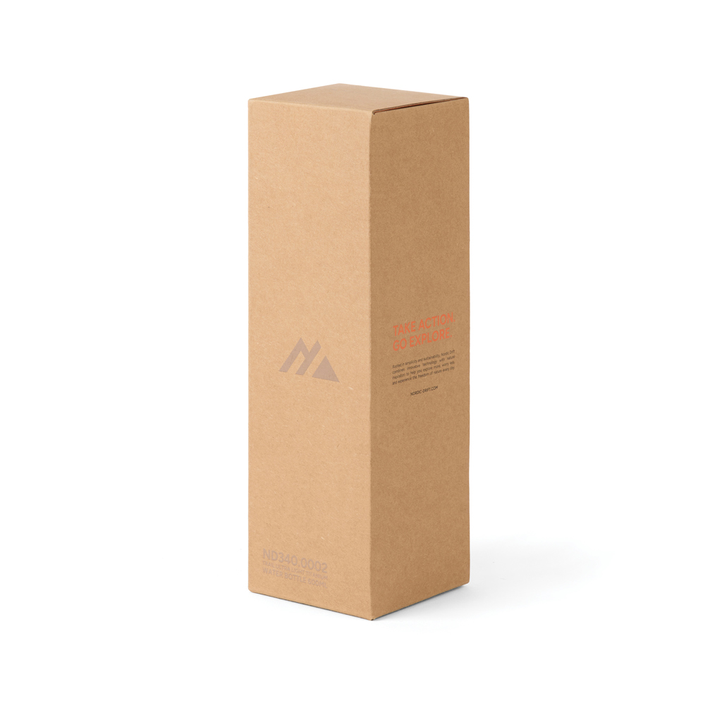 Nordic Drift Trail Ultra Light Titanium 600ml Water Bottle
