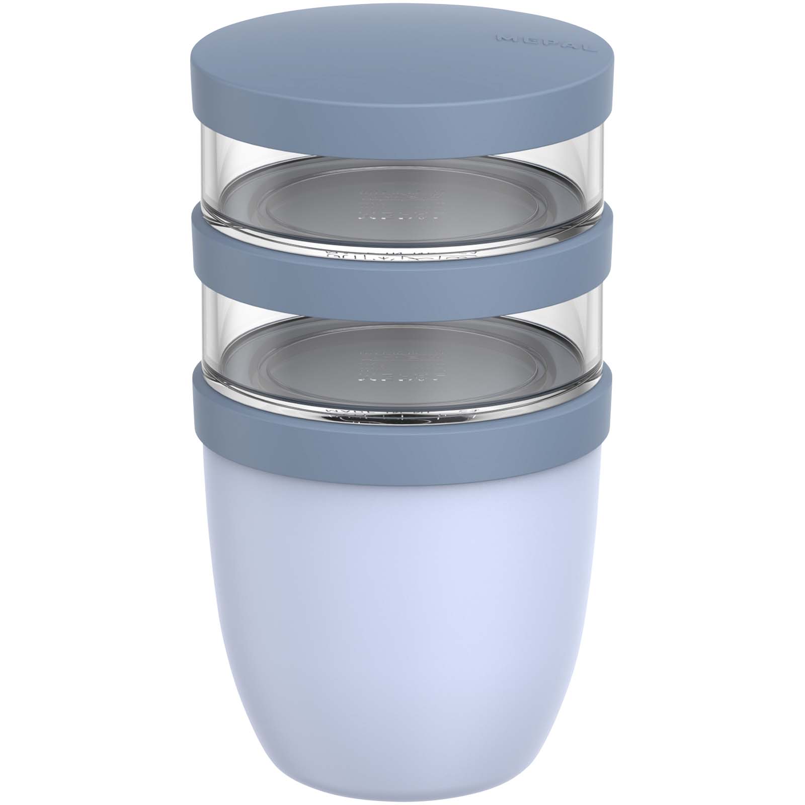 Fiambrera con aislamiento con 3 piezas de 500 ml + 2 × 200 ml Mepal Ellipse