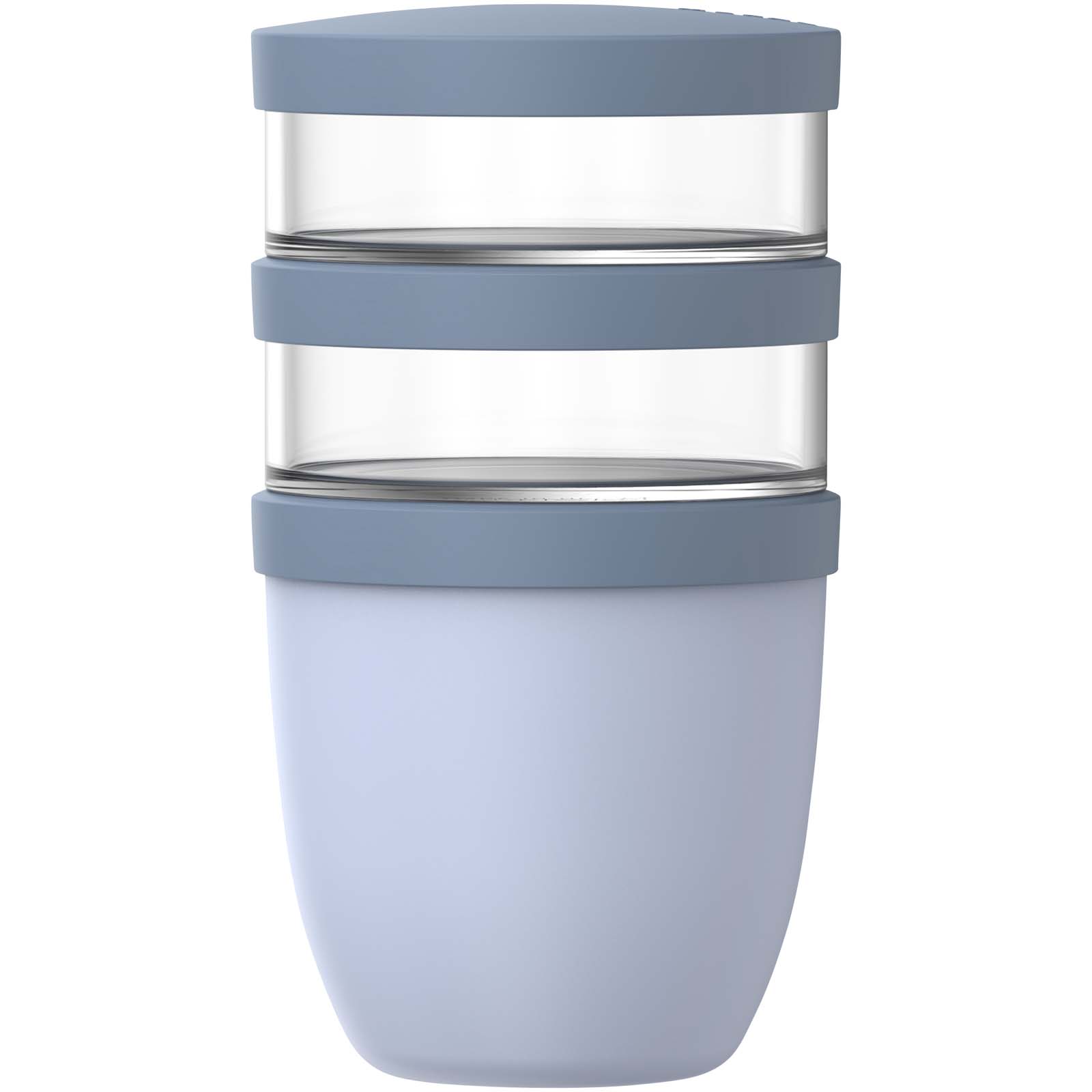 Fiambrera con aislamiento con 3 piezas de 500 ml + 2 × 200 ml Mepal Ellipse