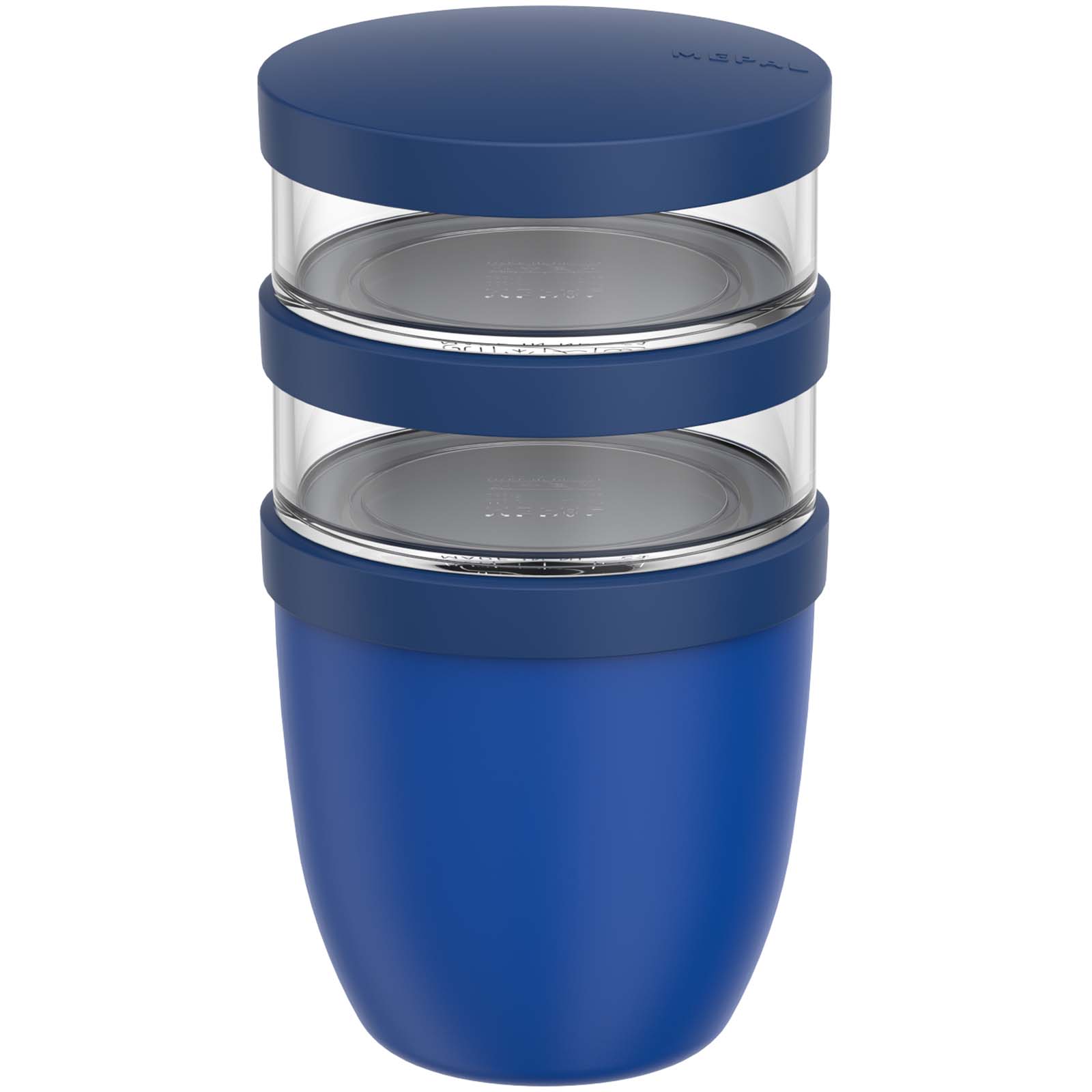 Fiambrera con aislamiento con 3 piezas de 500 ml + 2 × 200 ml Mepal Ellipse