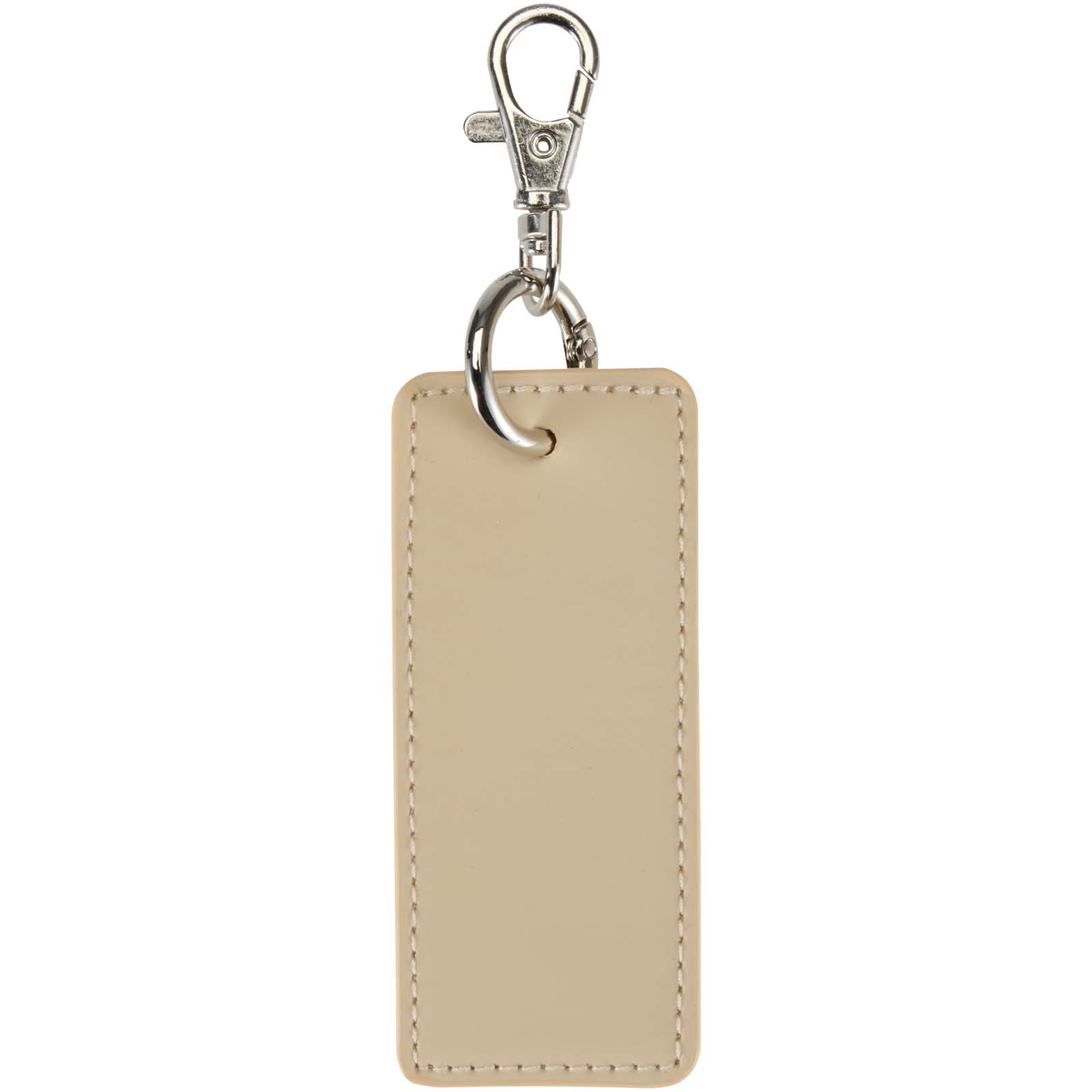 Resi Plus GRS recycled rectangle charm keychain