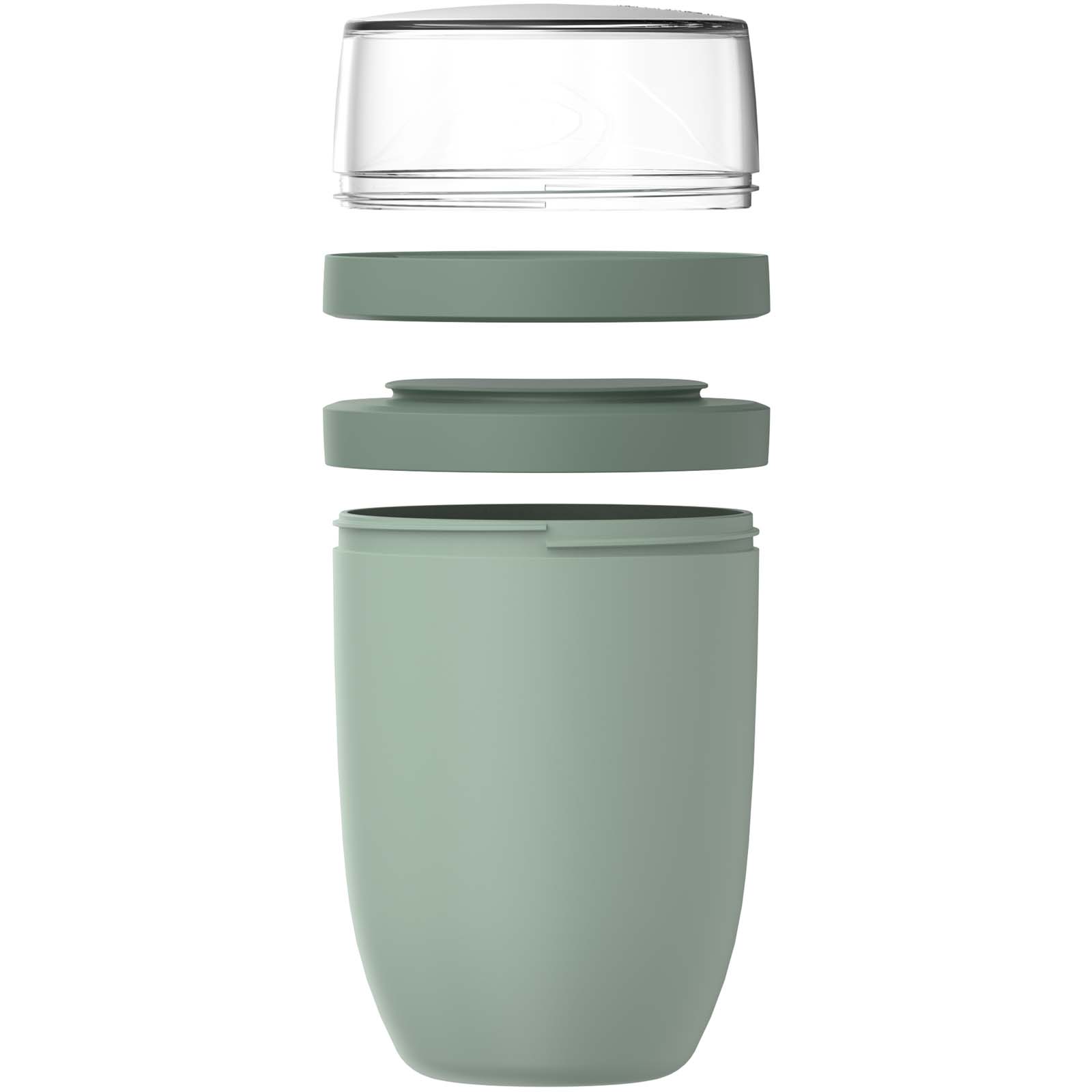 Fiambrera con aislamiento con 3 piezas de 500 ml + 2 × 200 ml Mepal Ellipse