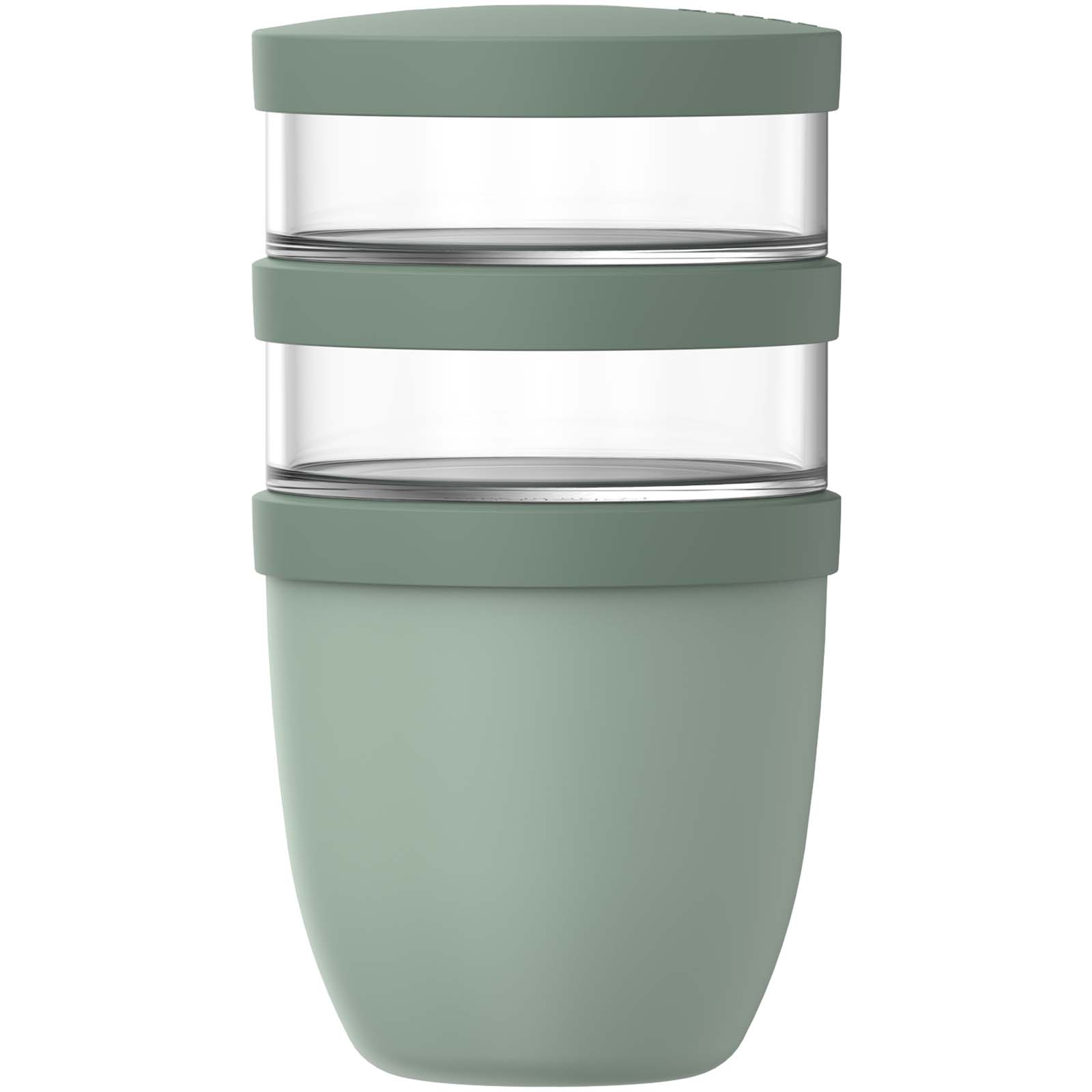 Fiambrera con aislamiento con 3 piezas de 500 ml + 2 × 200 ml Mepal Ellipse