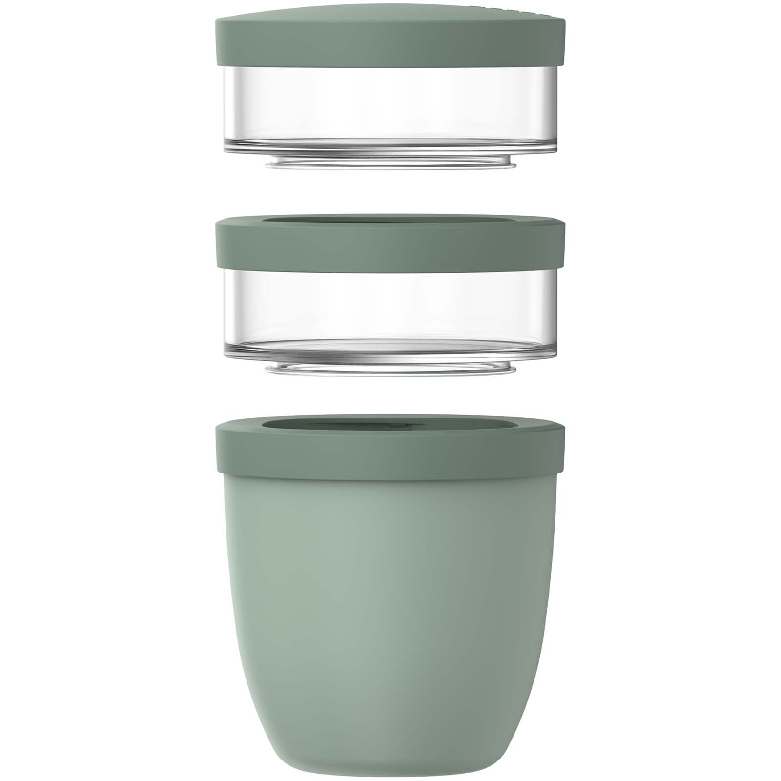 Fiambrera con aislamiento con 3 piezas de 500 ml + 2 × 200 ml Mepal Ellipse