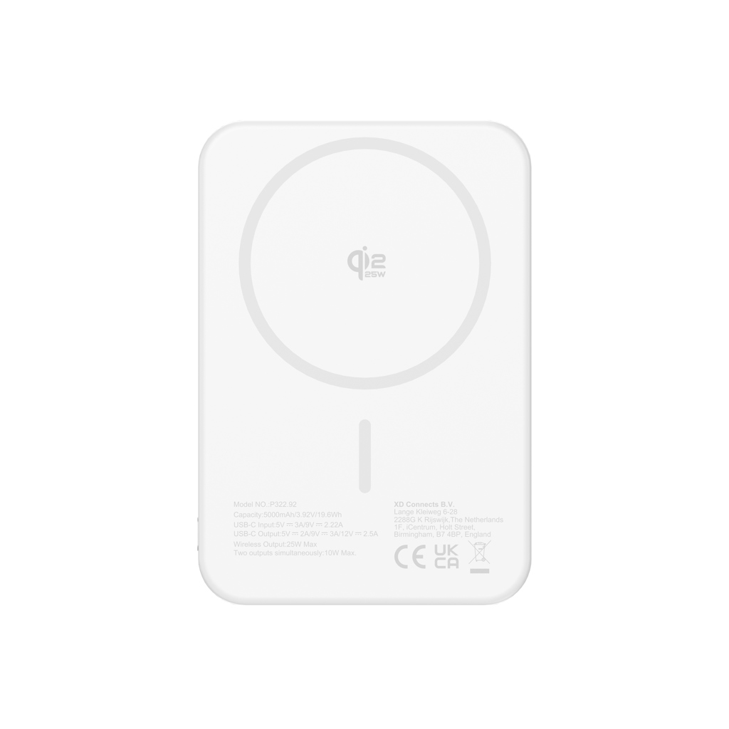 Powerbank magnética Urban Vitamin Pomona 5000 mAh Qi2.2 25W