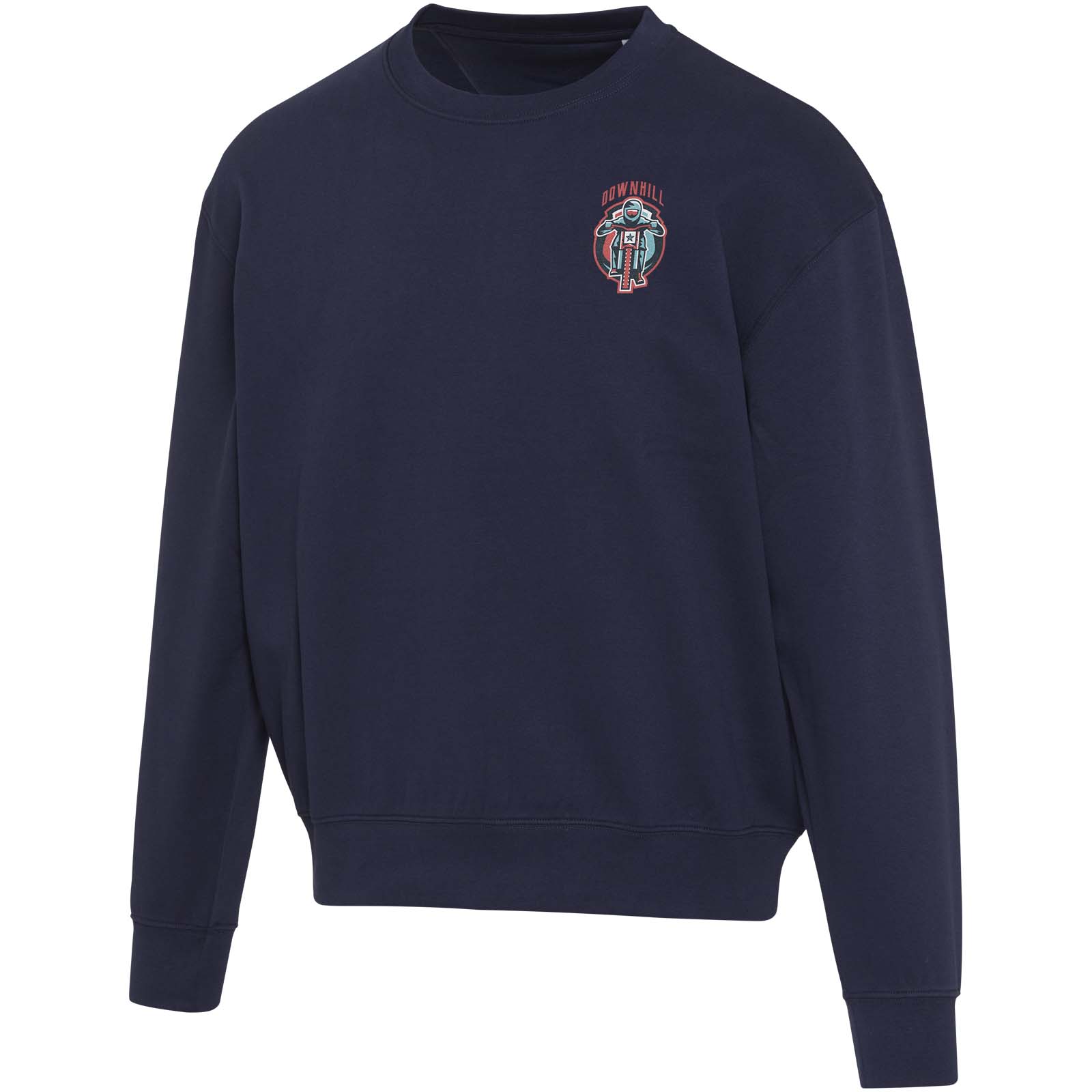 Jersey unisex de 280 g/m2 orgánico con certificado OCS oversize de cuello redondo Boris