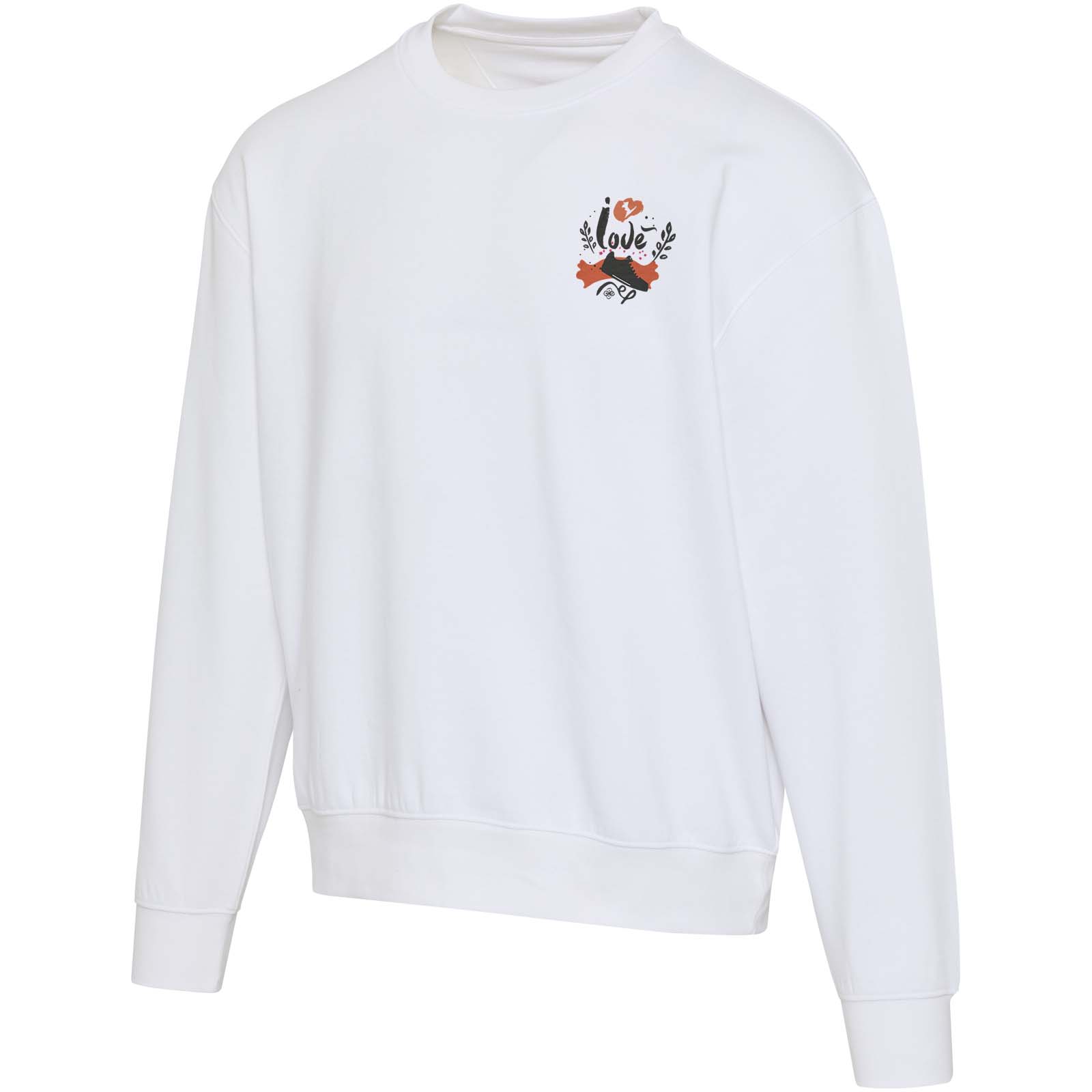 Jersey unisex de 280 g/m2 orgánico con certificado OCS oversize de cuello redondo Boris