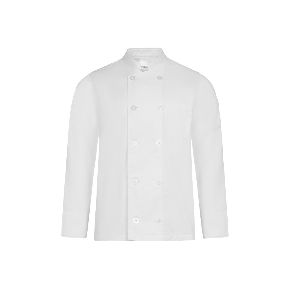 VL BACO. Long-sleeved kitchen jacket (190 g/m²)