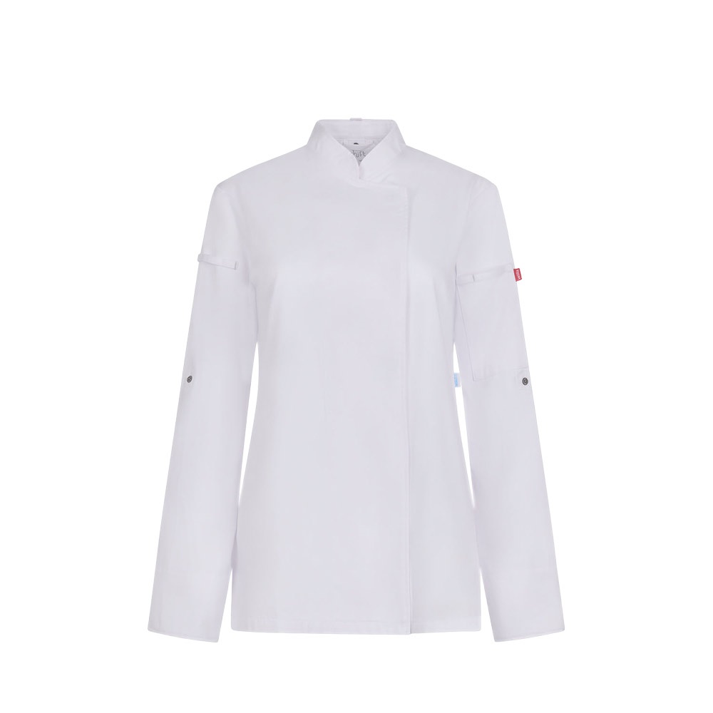 VL THOTH. Women's kitchen jacket (190 g/m²) made from cotton (35%) and recycled polyester (65%)