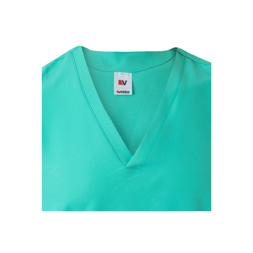VL FLORA. Short-sleeved tunic (140 g/m²) made from 100% microfibre