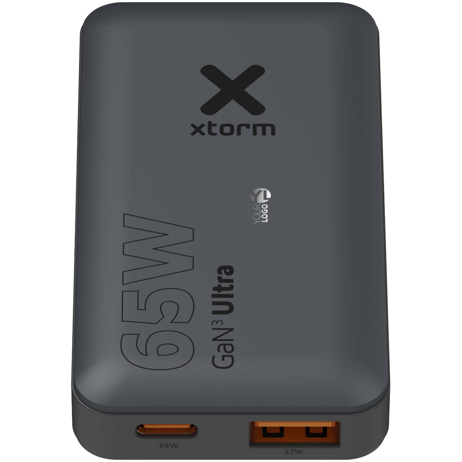 Cargador de viaje de carga rápida de 65 W con cable y estuche Xtorm