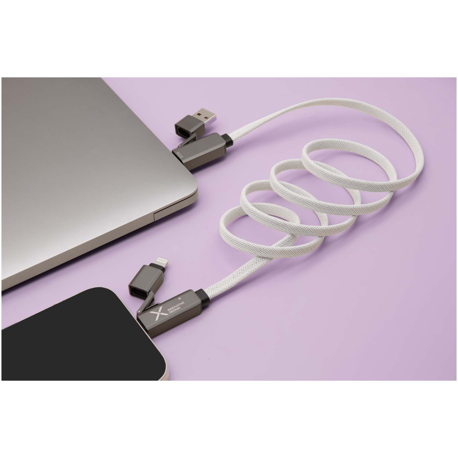 Cable de carga plano magnético de 60 W SCX.design C58
