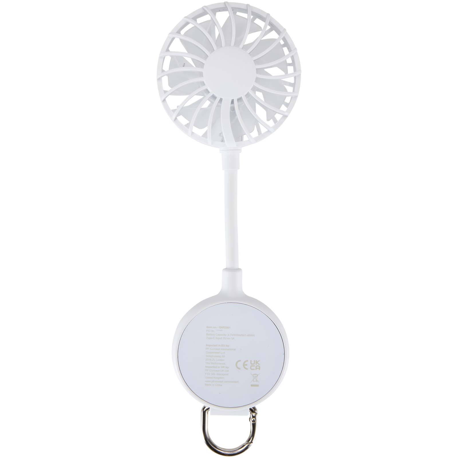 Ventilador portátil magnético de plástico reciclado Ventio