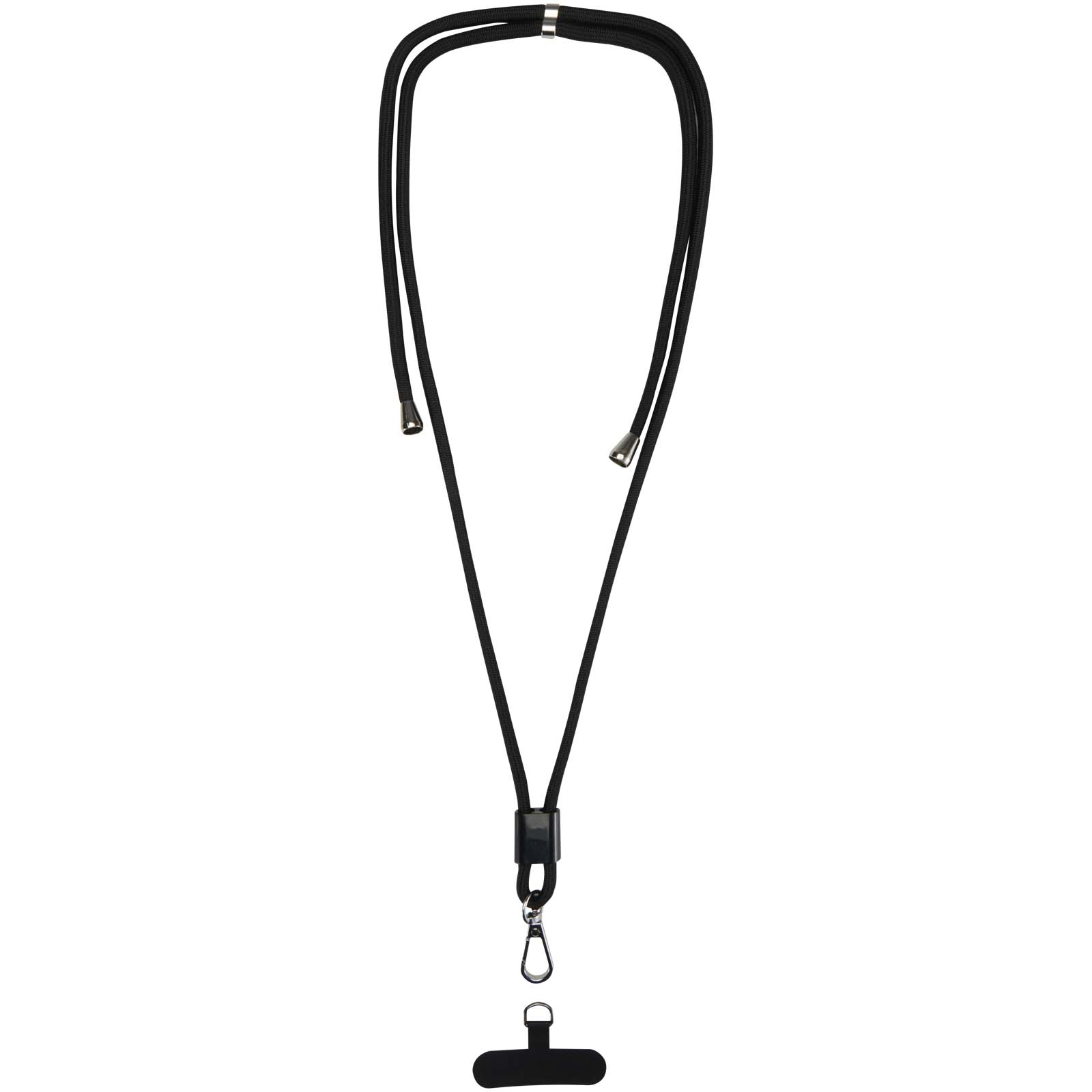 Lanyard ajustable reciclado para smartphone Vega