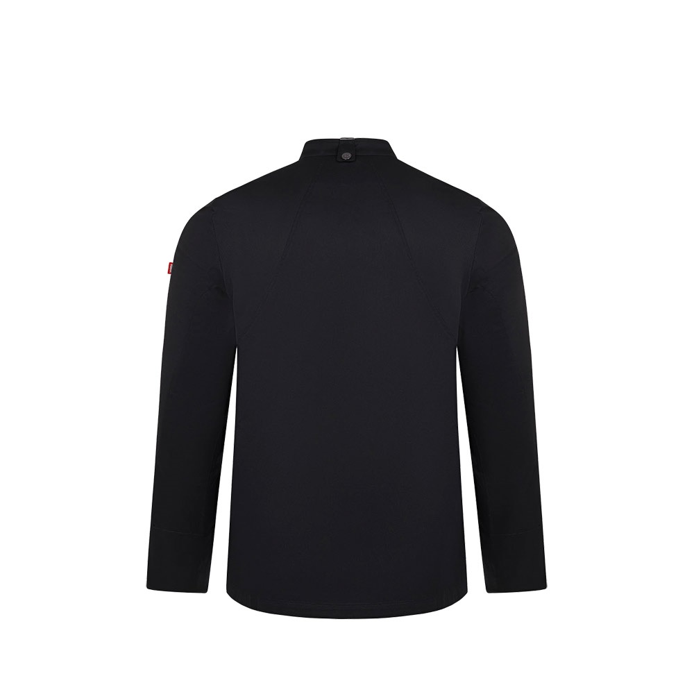 VL AGNI. Unisex kitchen jacket (190 g/m²) in cotton (35%) and recycled polyester (65%)