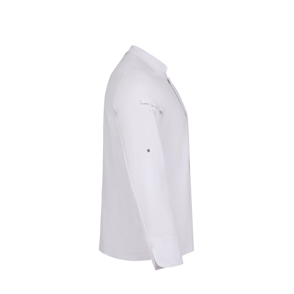 VL AGNI. Unisex kitchen jacket (190 g/m²) in cotton (35%) and recycled polyester (65%)
