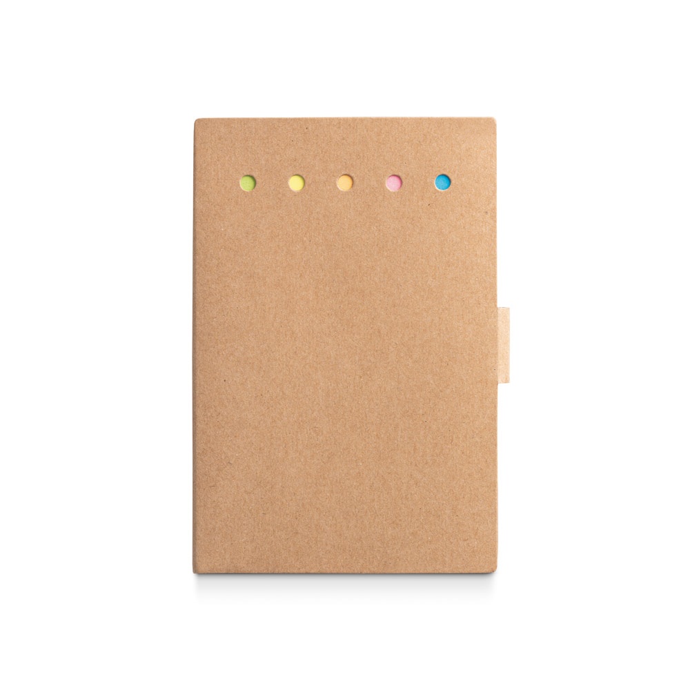 COOPER II. Coloured sticky notepad with 6 sets
