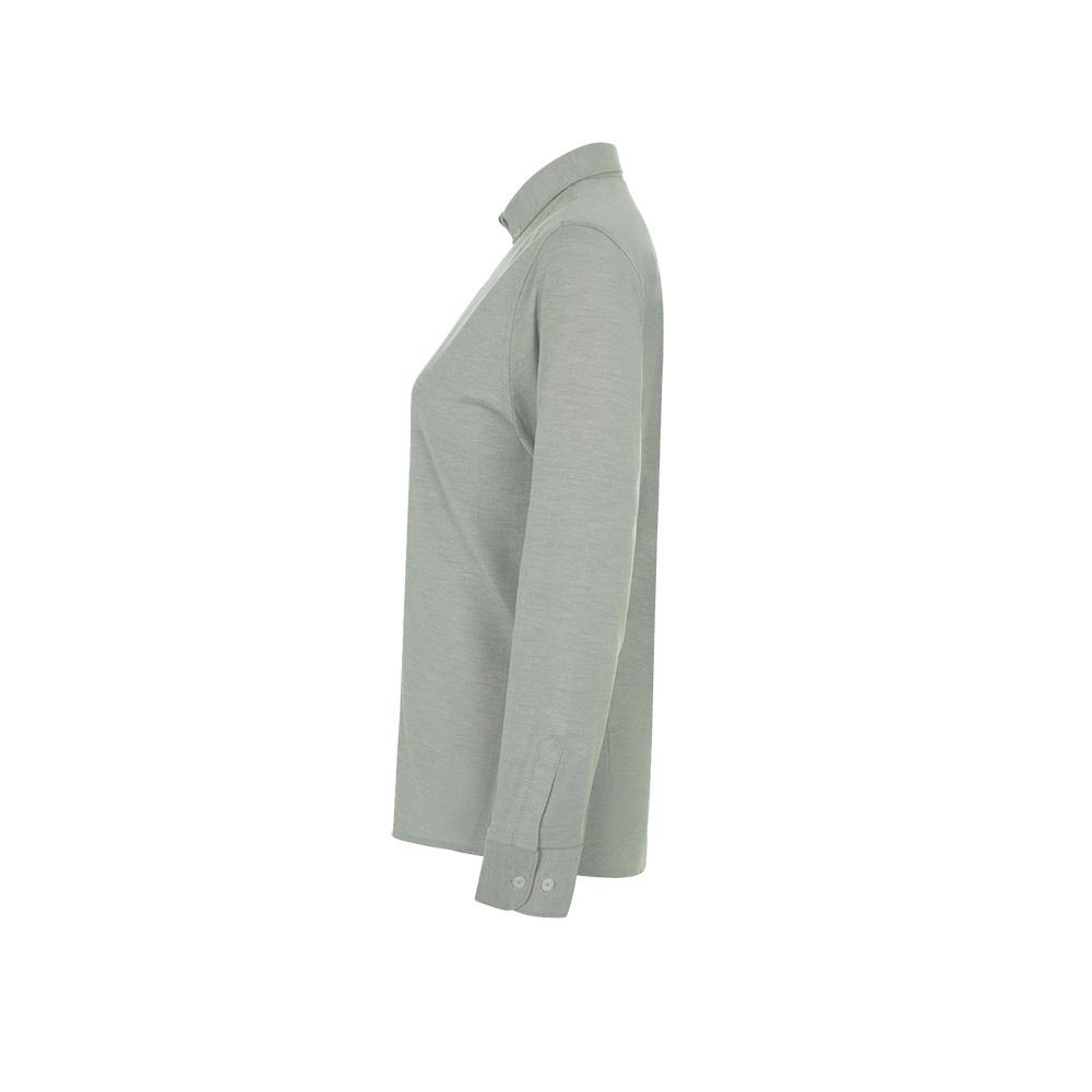 VL PRITHVI WOMEN. Camisa Oxford (180 g/m²) para mujer, fabricada en algodón (50 %), poliéster (45 %) y elastano (5 %)