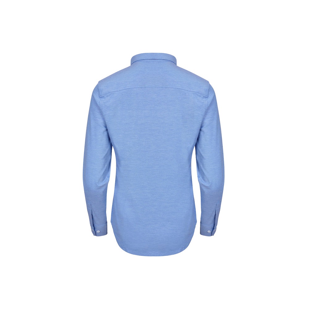 VL PRITHVI WOMEN. Camisa Oxford (180 g/m²) para mujer, fabricada en algodón (50 %), poliéster (45 %) y elastano (5 %)