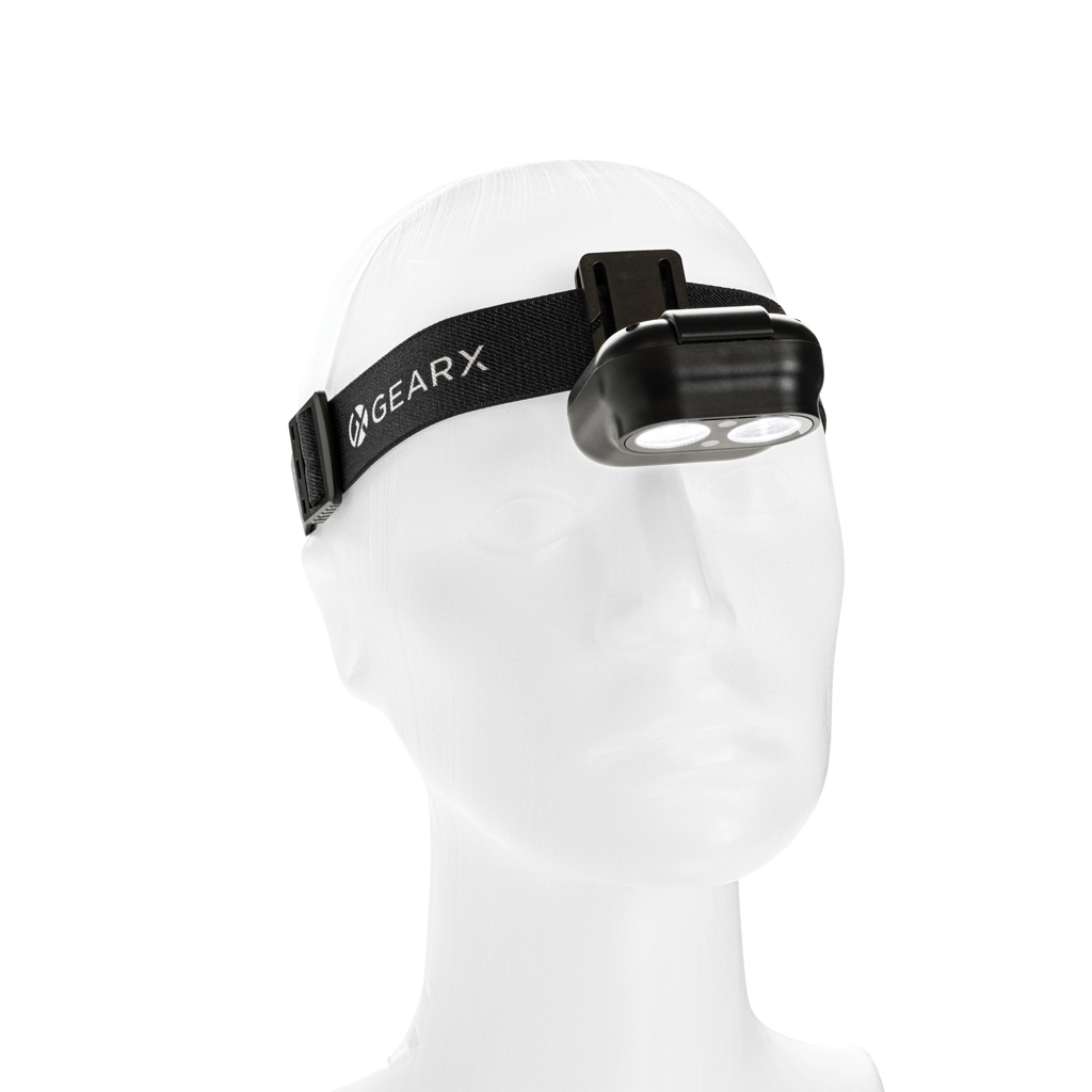 Linterna frontal Gear X RCS rPlastic con sensor movimiento