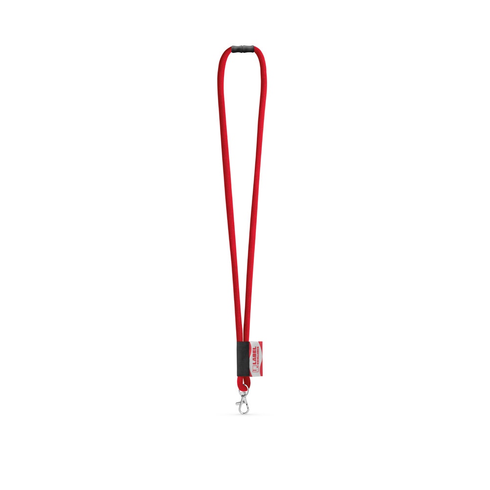 WISBECH. SET Lanyard TUBE Long (Ø 7 mm) with Hook Trigger Snap 9 mm and safety lock Ø 7 mm