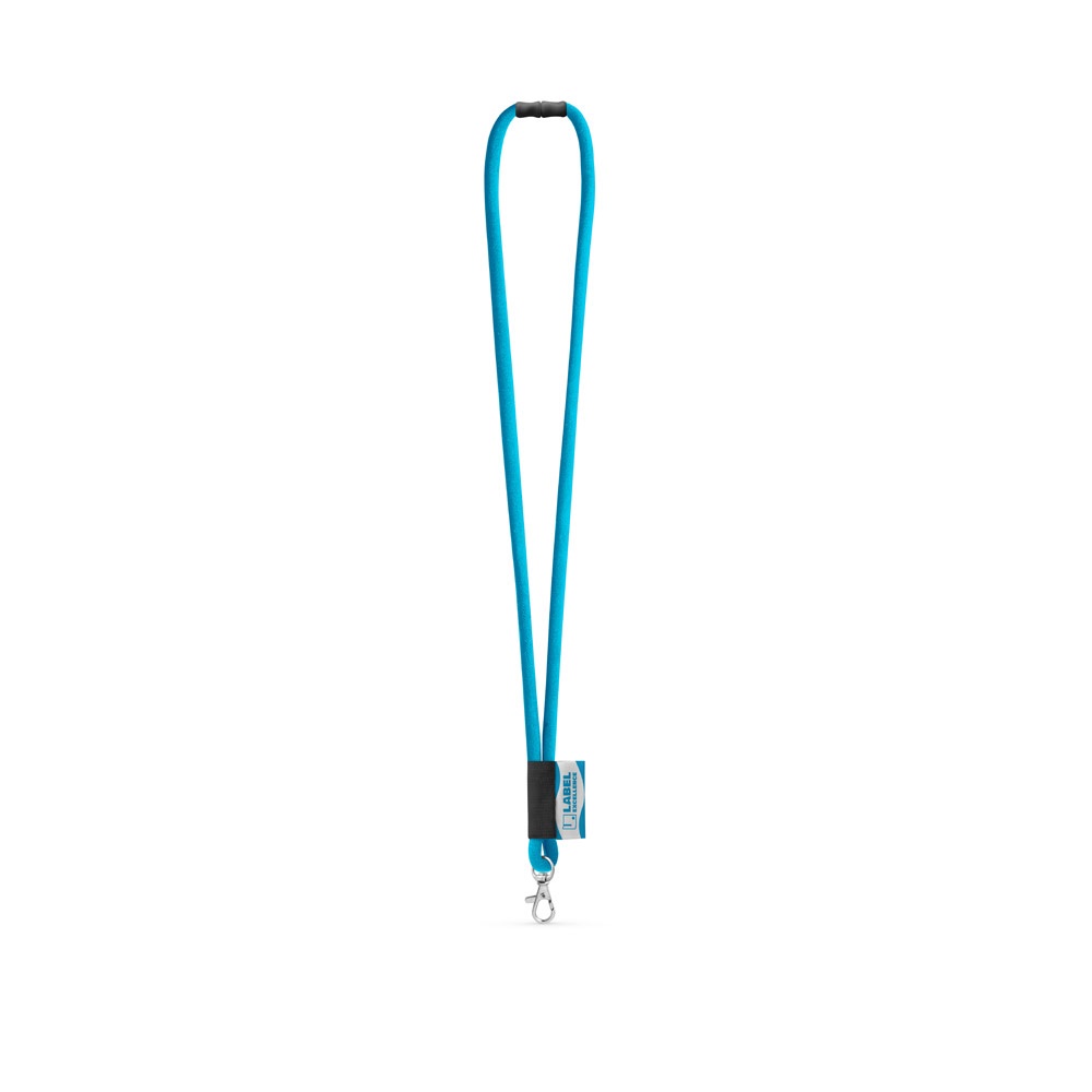 WISBECH. SET Lanyard TUBE Long (Ø 7 mm) with Hook Trigger Snap 9 mm and safety lock Ø 7 mm