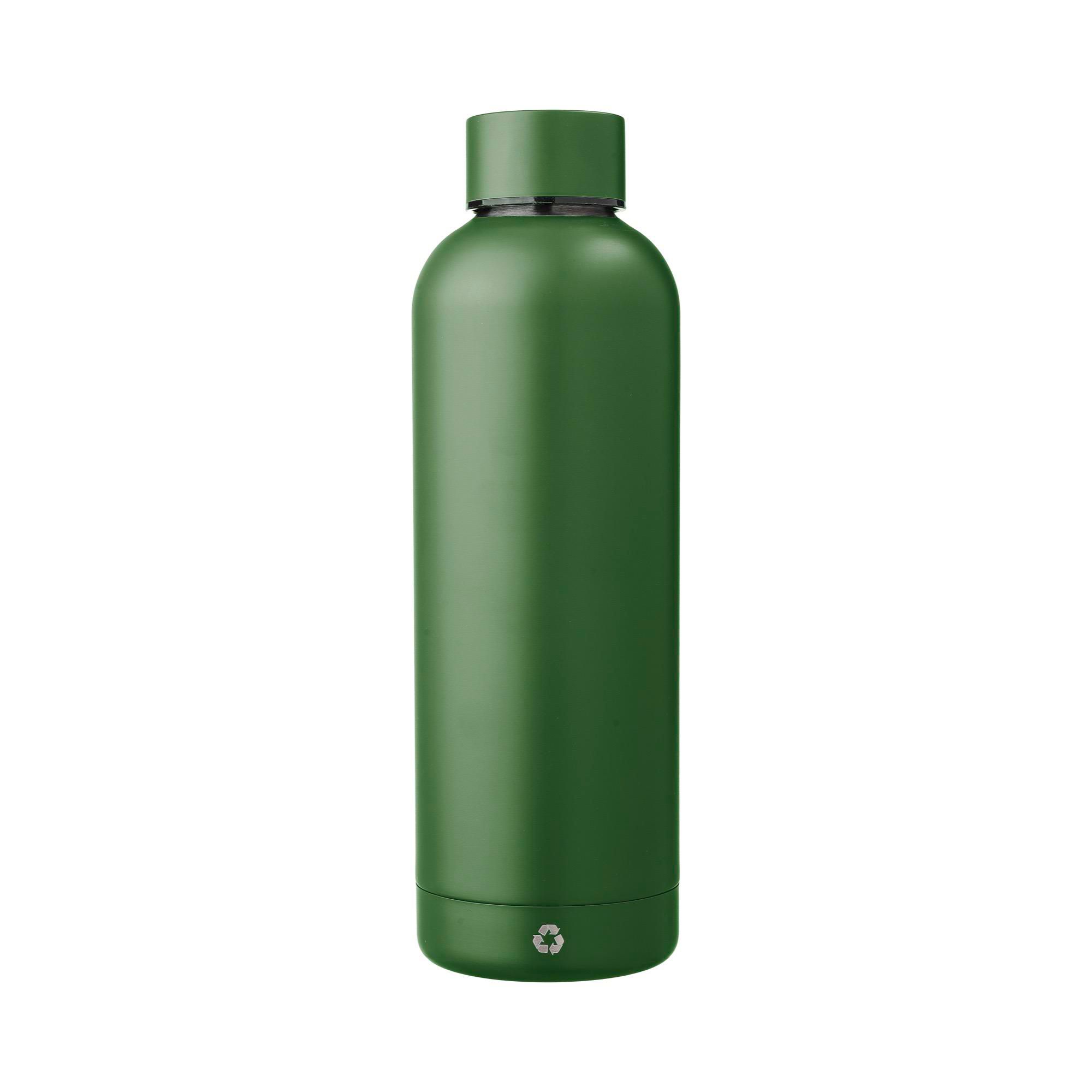 Botella de acero inox. reciclado Isaiah 500 ml