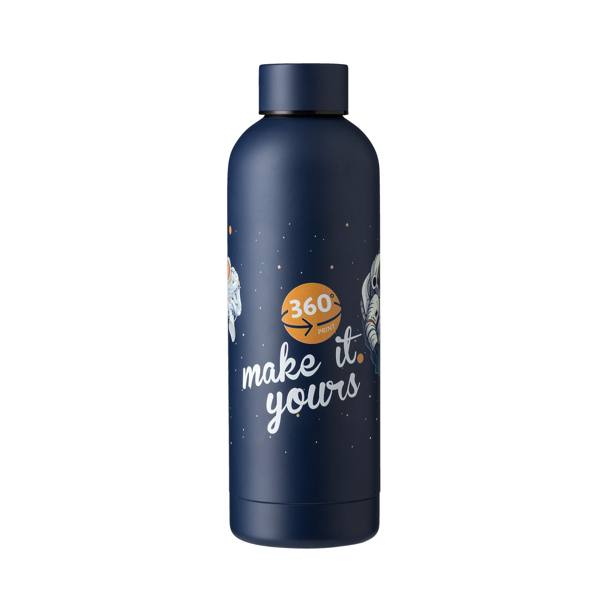 Botella de acero inox. reciclado Isaiah 500 ml