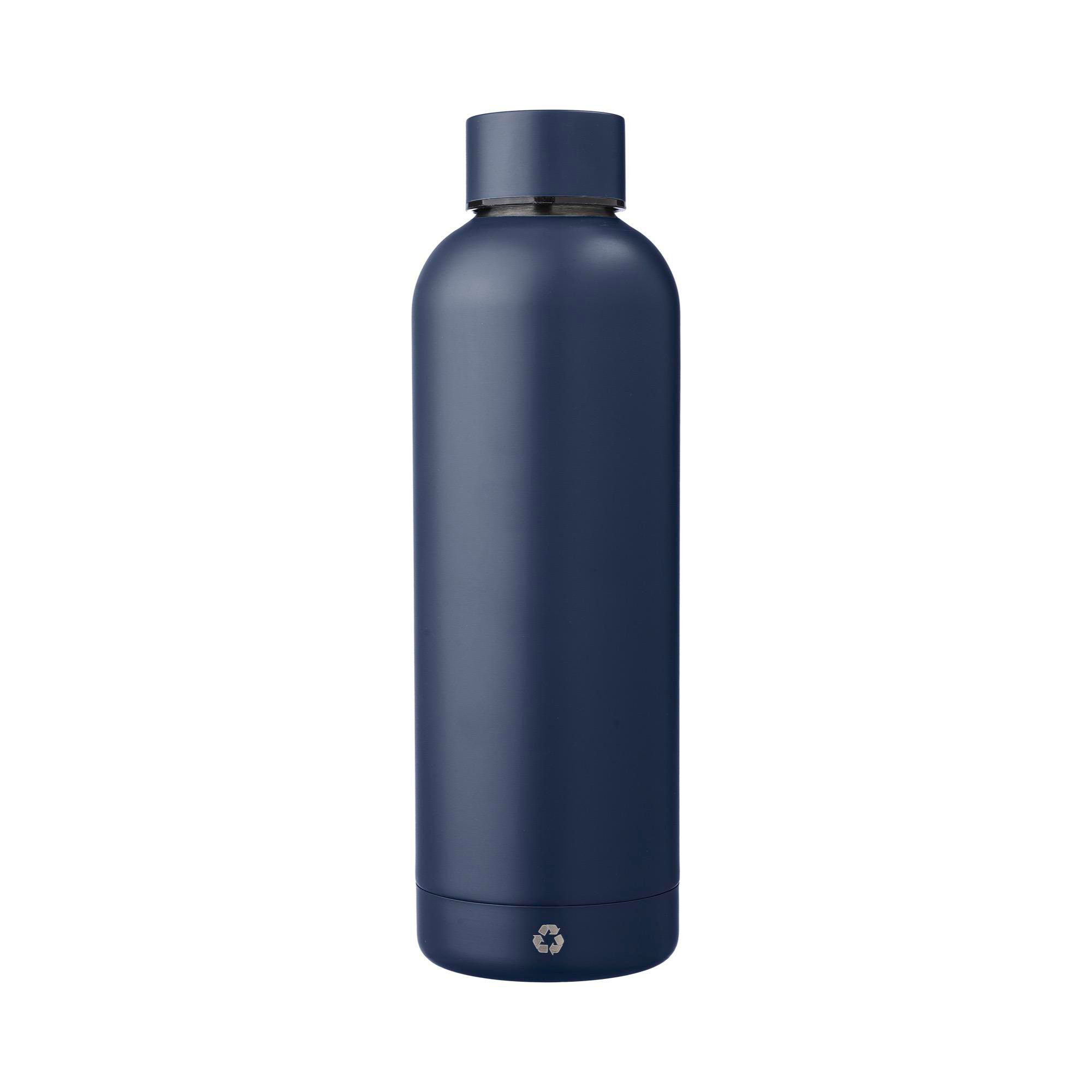 Botella de acero inox. reciclado Isaiah 500 ml