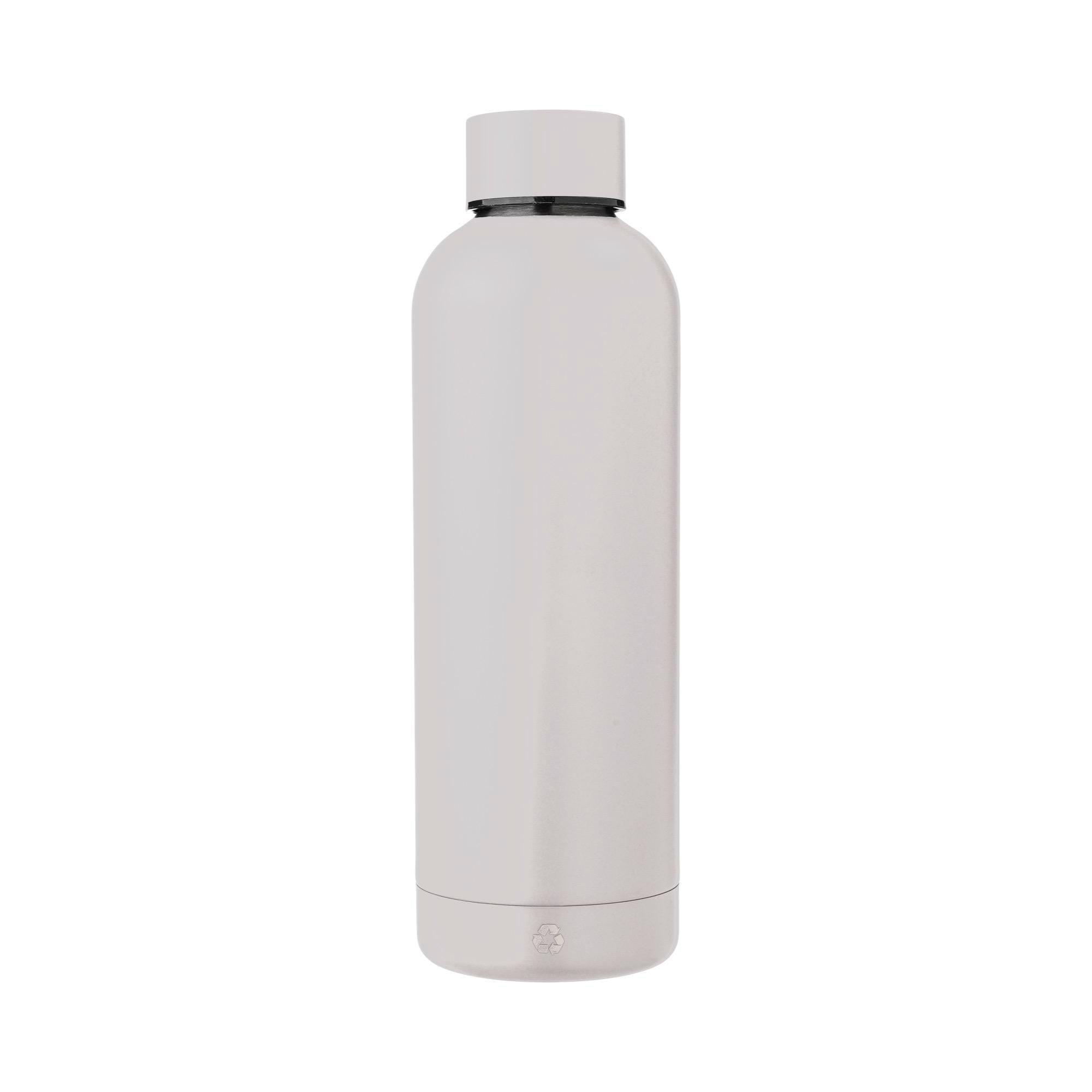 Botella de acero inox. reciclado Isaiah 500 ml