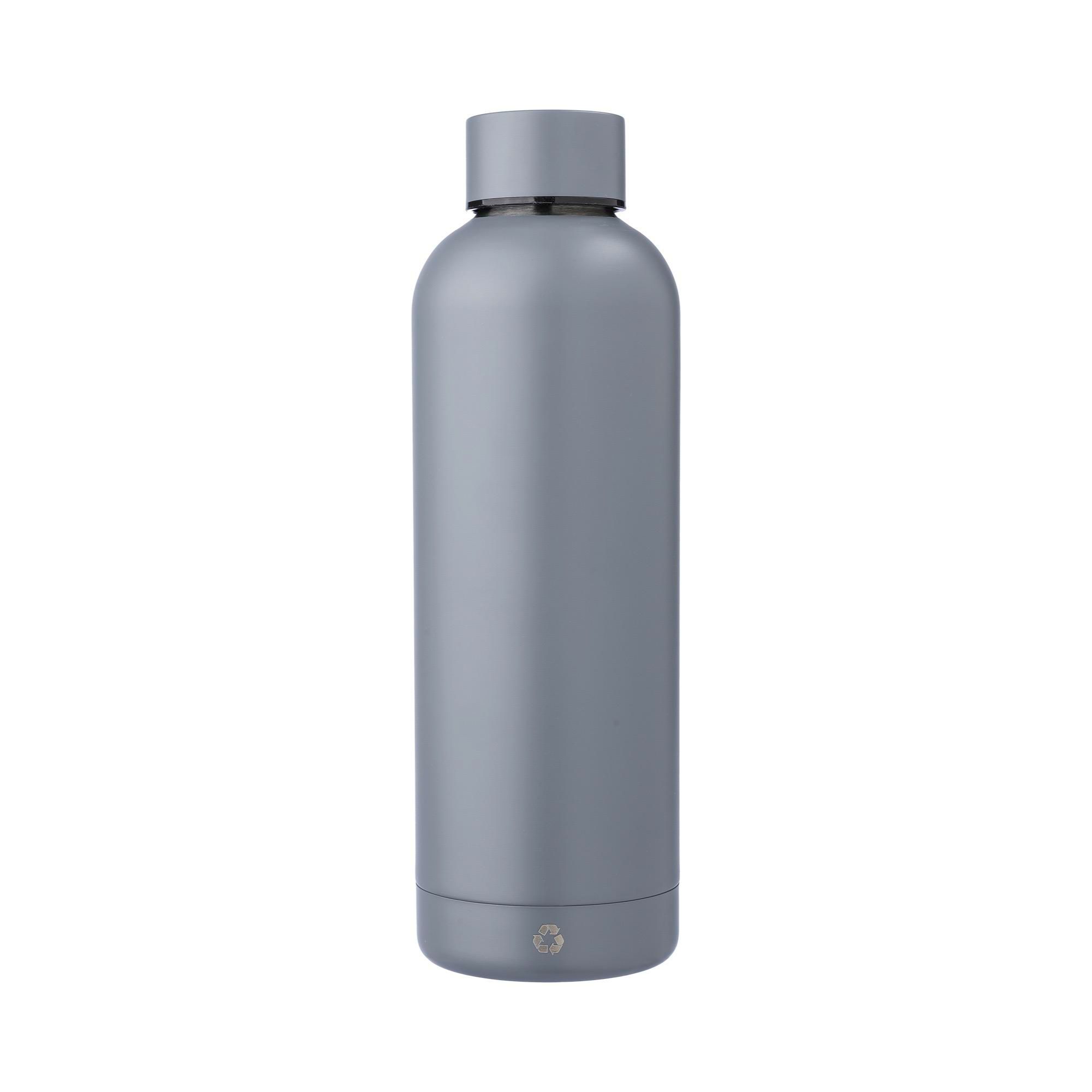 Botella de acero inox. reciclado Isaiah 500 ml