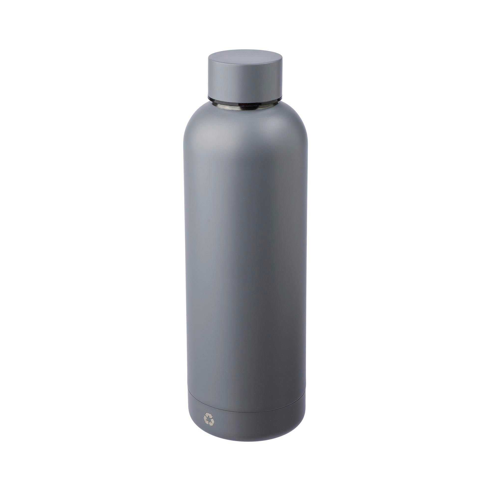 Botella de acero inox. reciclado Isaiah 500 ml