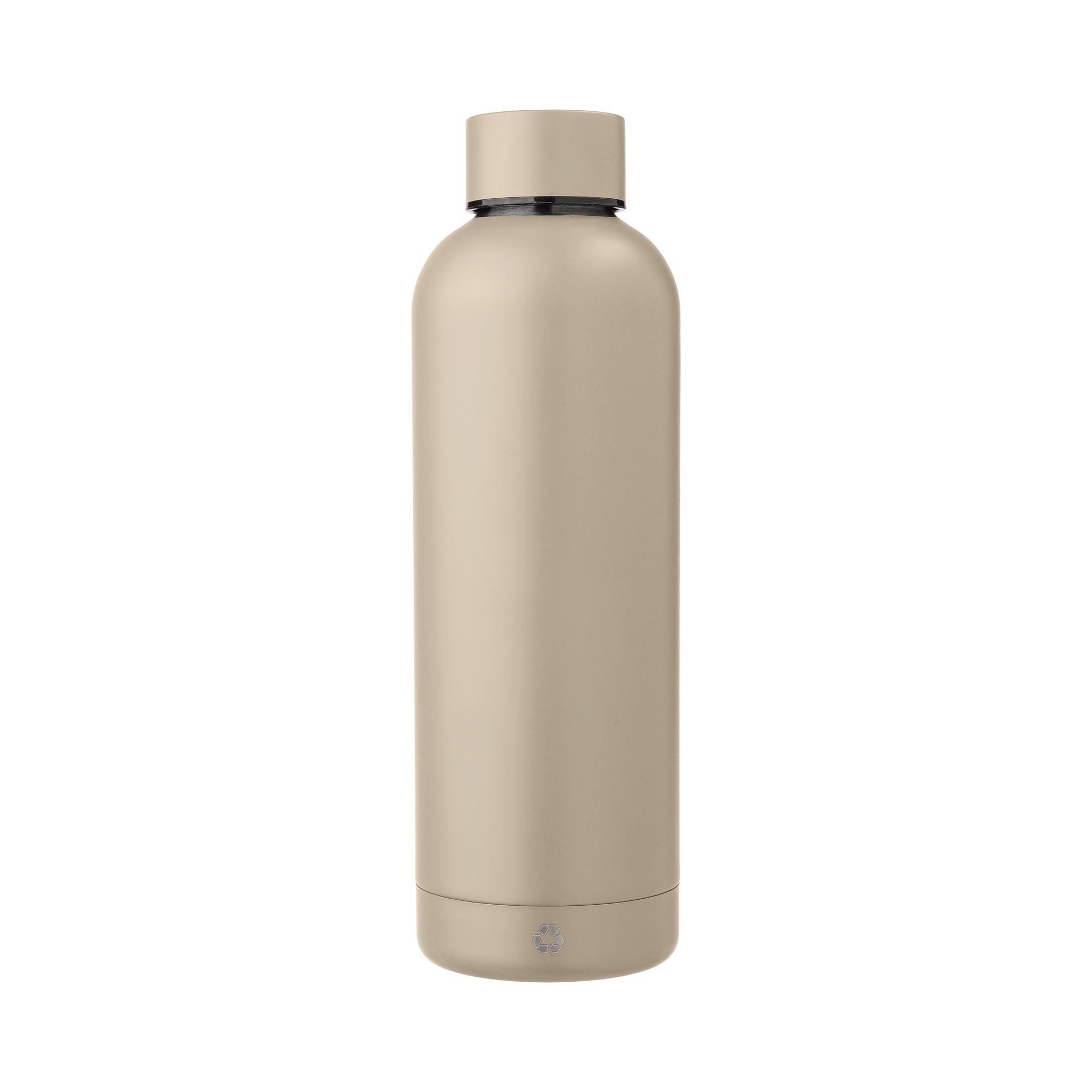 Botella de acero inox. reciclado Isaiah 500 ml