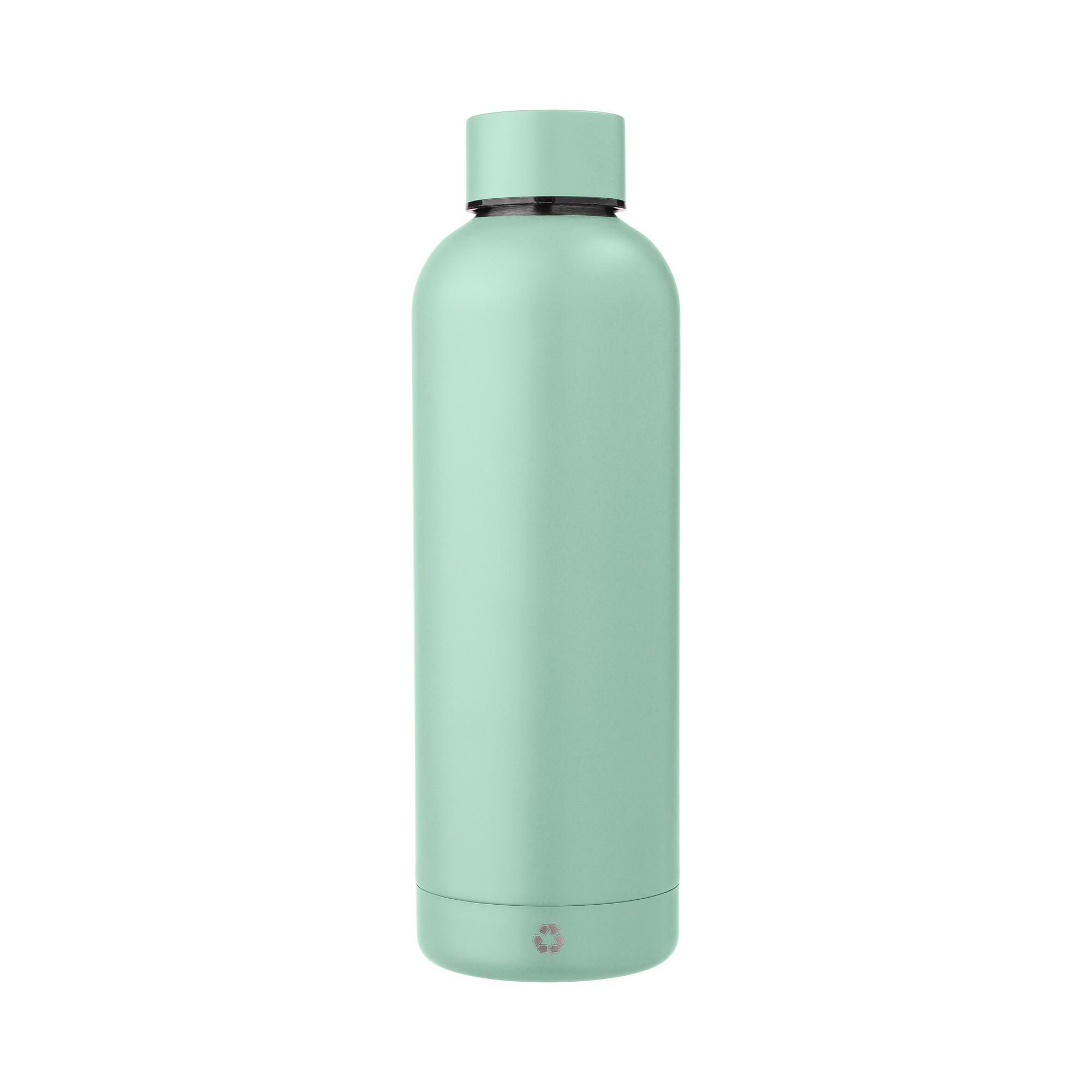 Botella de acero inox. reciclado Isaiah 500 ml