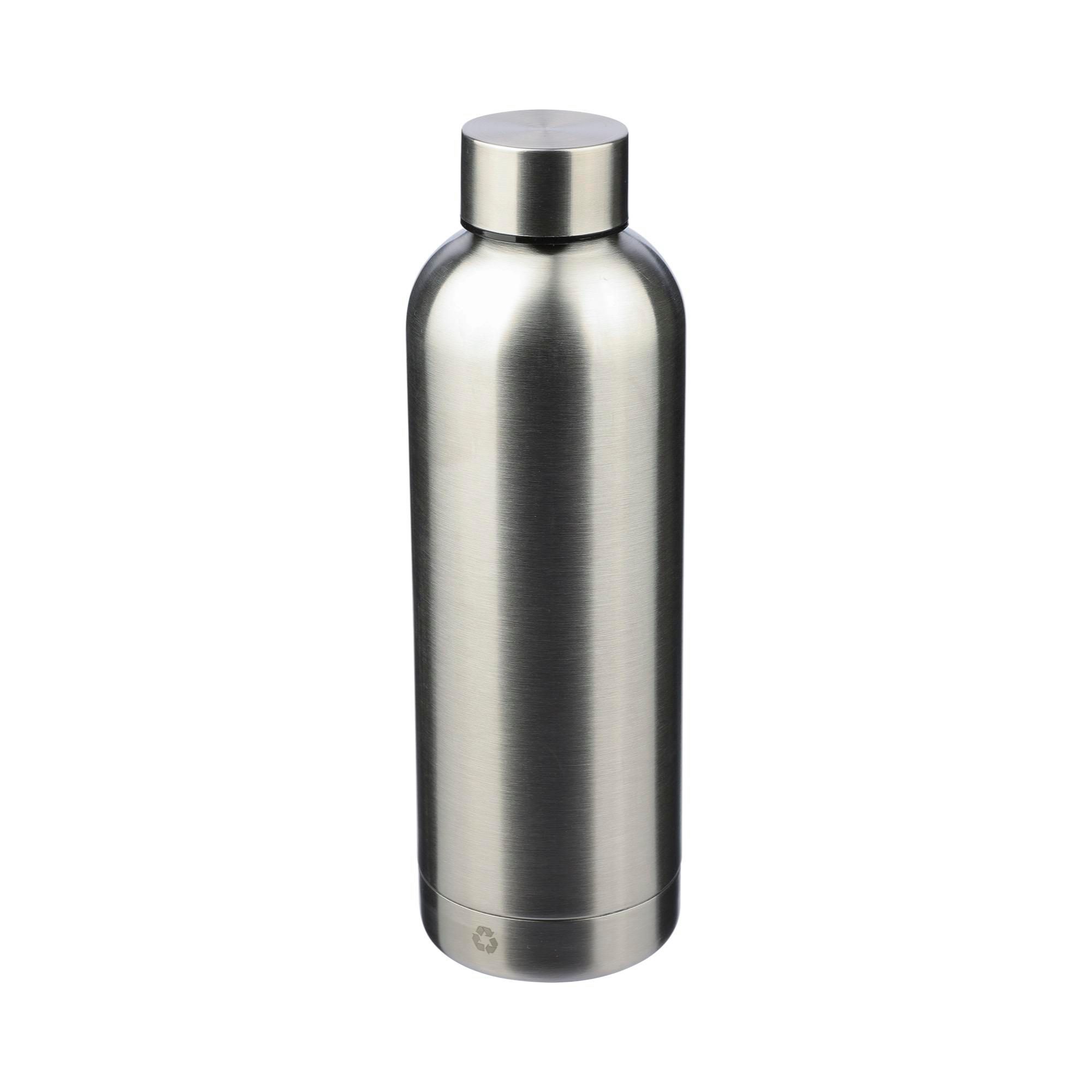 Botella de acero inox. reciclado Isaiah 500 ml