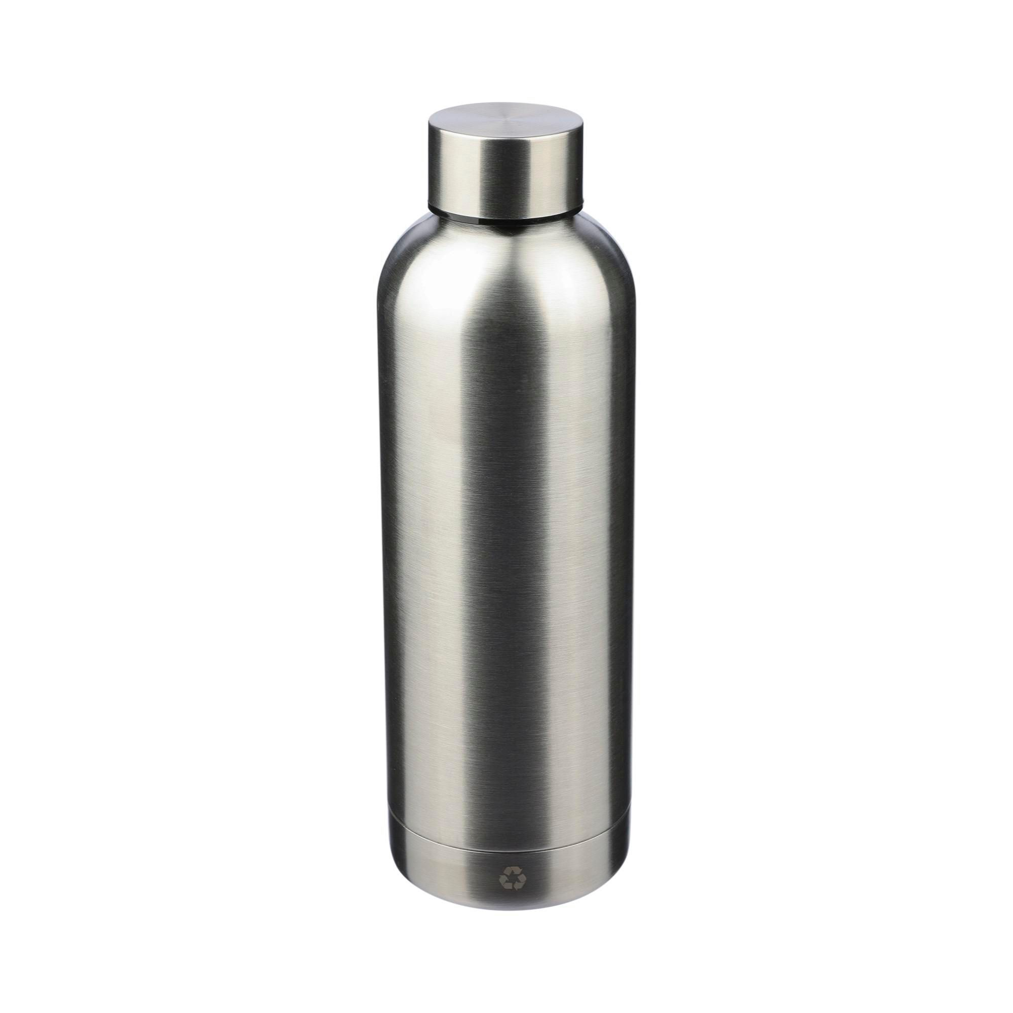 Botella de acero inox. reciclado Isaiah 500 ml