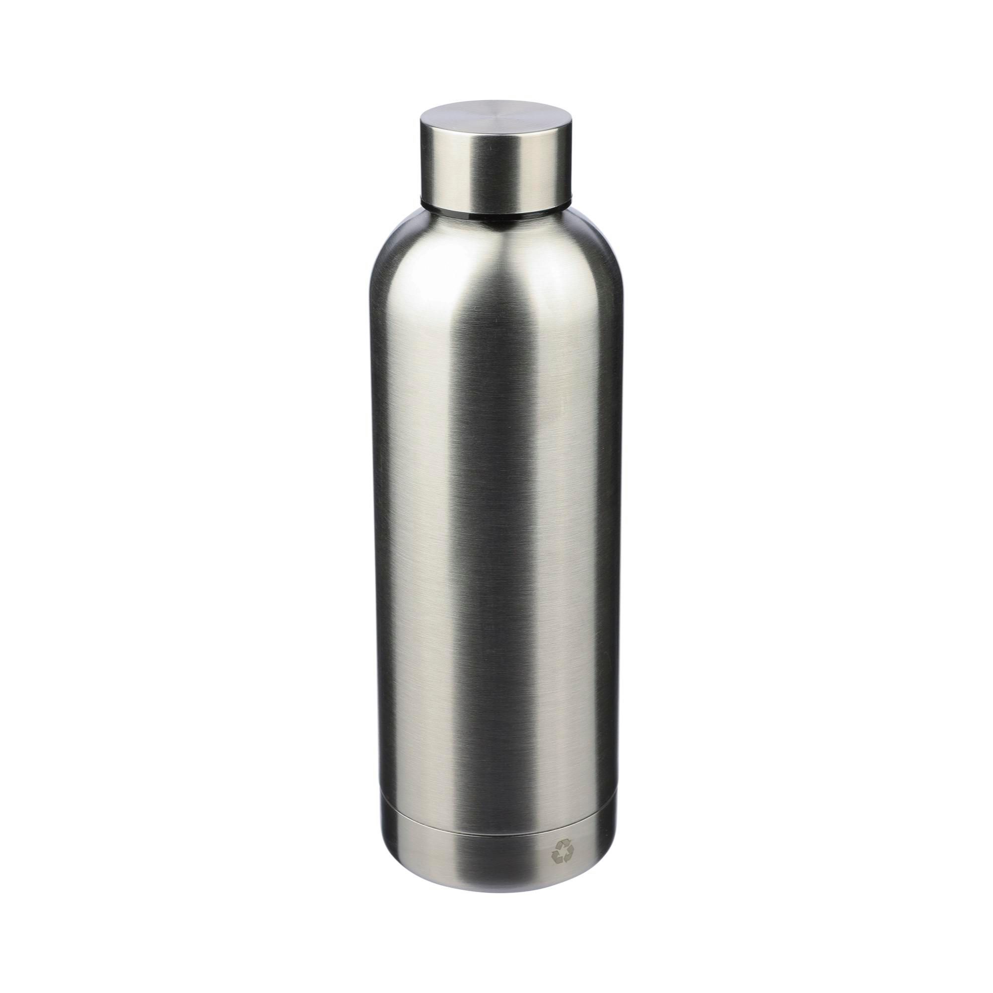 Botella de acero inox. reciclado Isaiah 500 ml