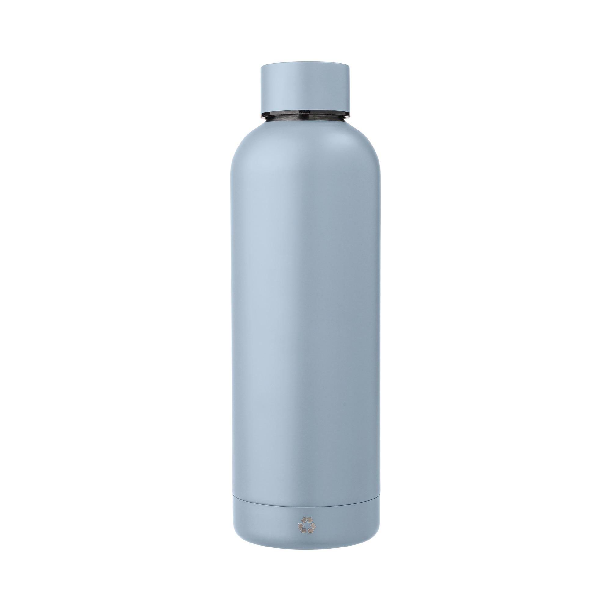Botella de acero inox. reciclado Isaiah 500 ml