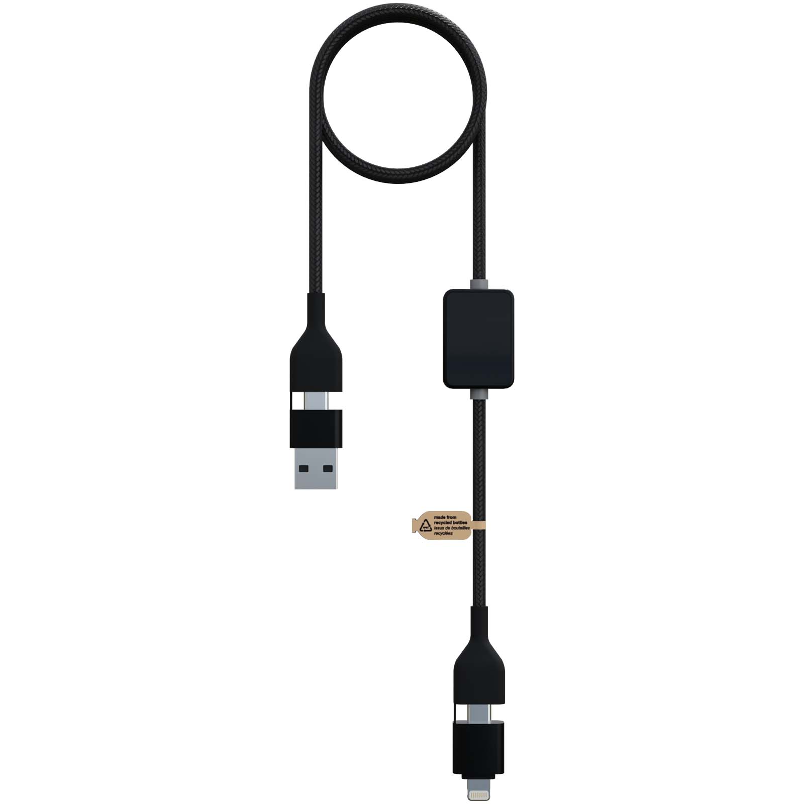 Cable de carga con interruptor de 60 W y logotipo retroiluminado SCX.design C32