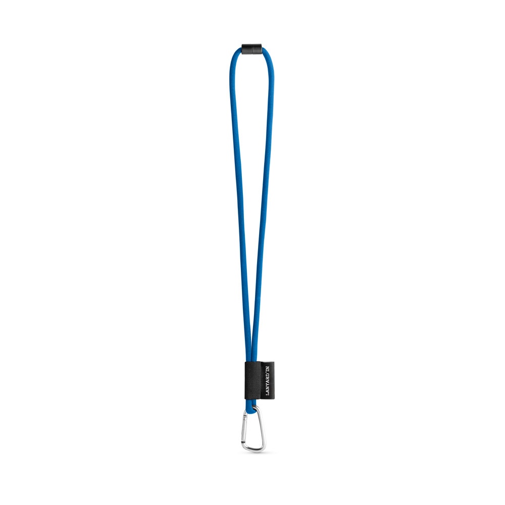 SET Lanyard TUBE Long (Ø 7 mm) con mosquetón en forma de D de 55 mm y cierre de seguridad de Ø 7 mm