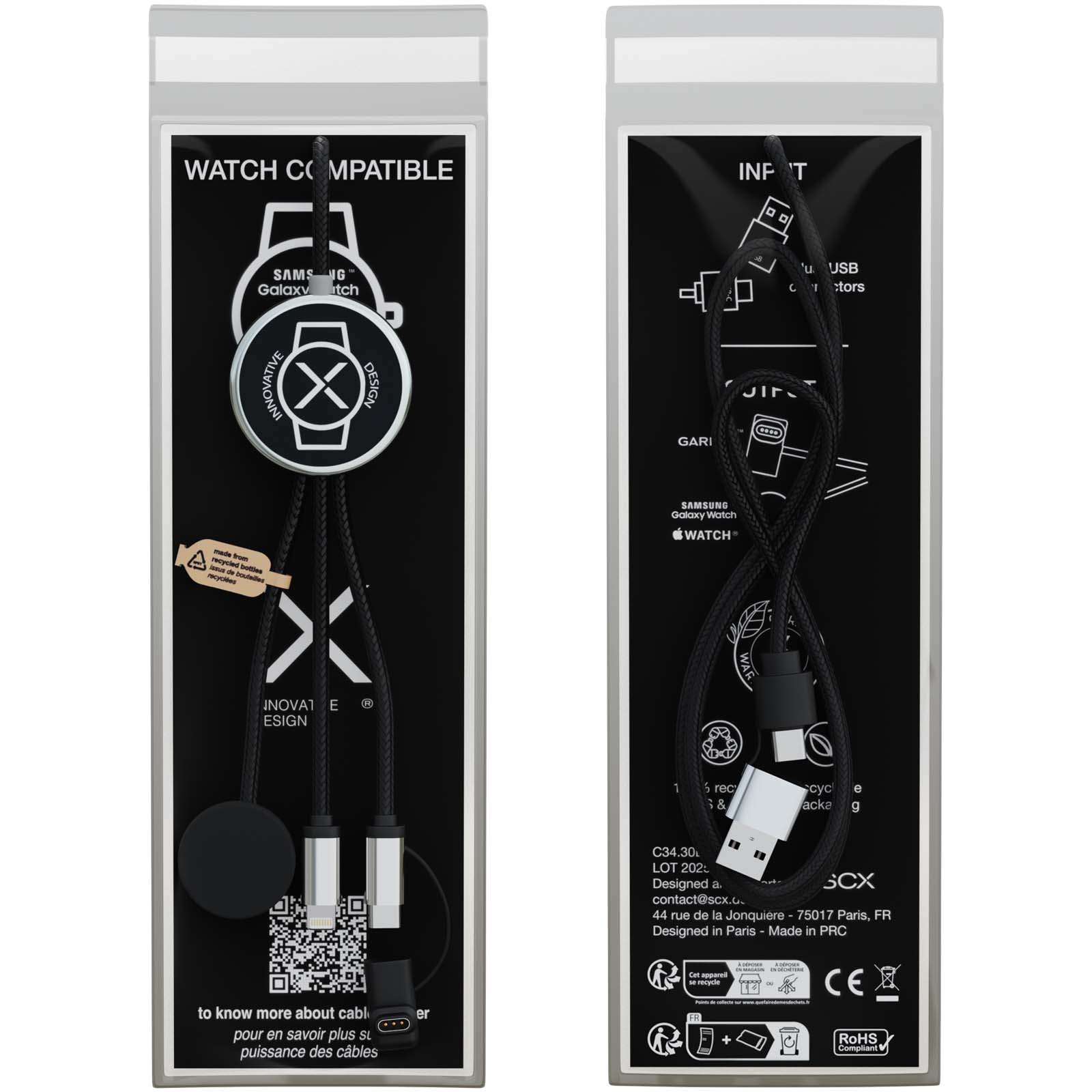 Cable de carga de reloj inteligente 7 en 1 SCX.design C34
