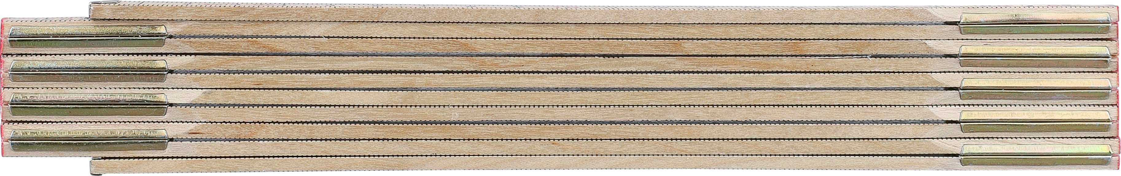 Regla plegable de madera de abedul Ezio
