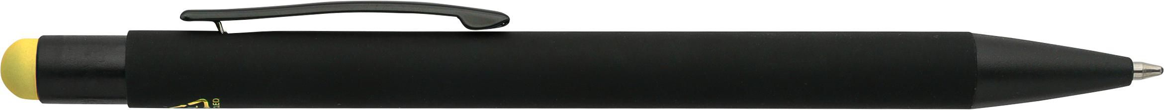Bolígrafo de aluminio recubierto de goma Formentera