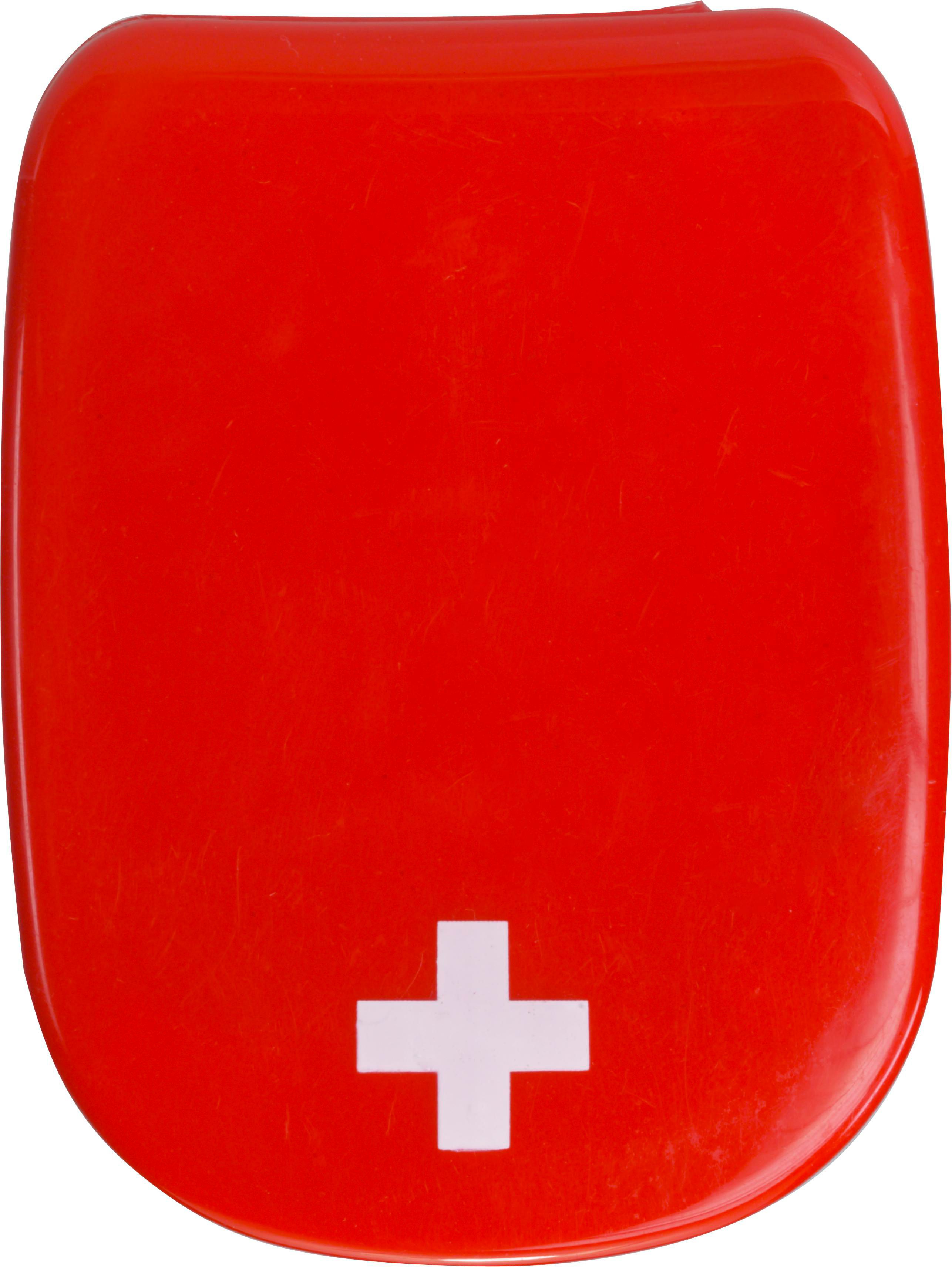 First aid kit Mila | Plastic case | Red with white cross