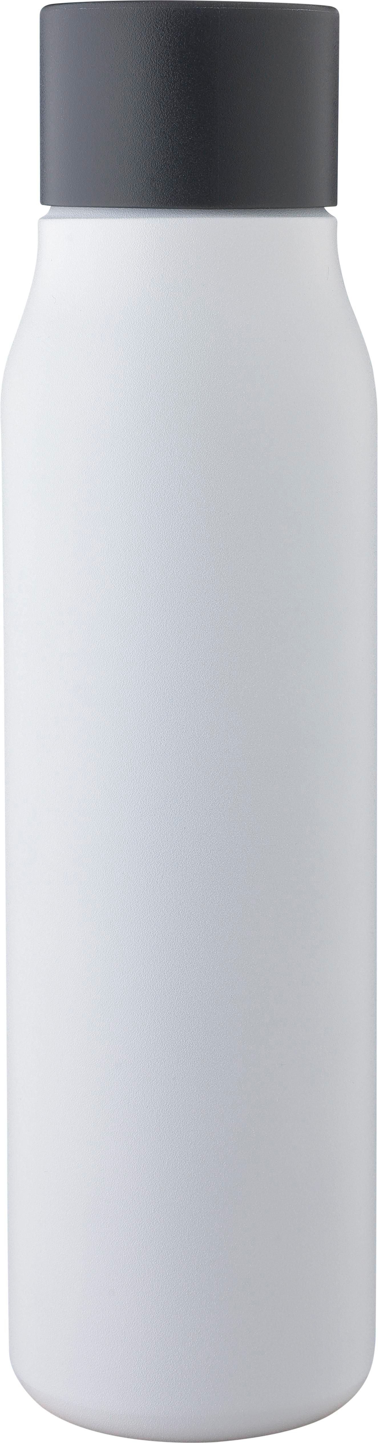 Recycled stainless steel double-walled drinking bottle (600 ml) Cassian