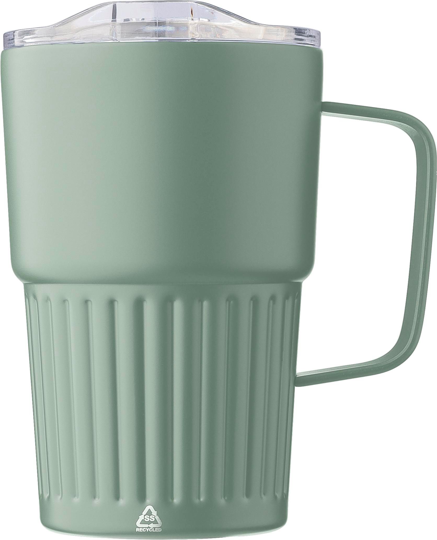 Taza de acero inox. reciclado Calo 450 ml