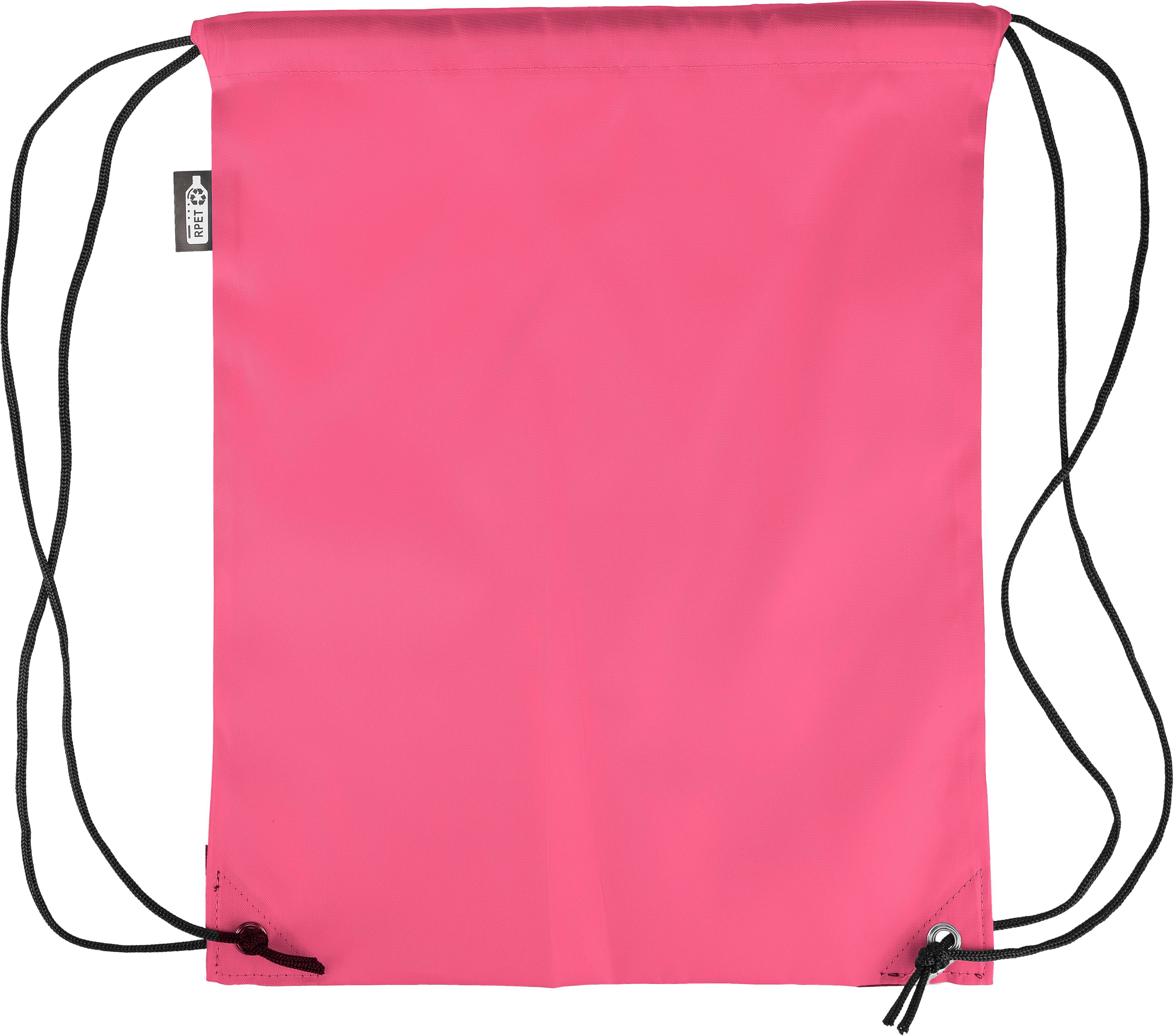 Recycled rPET polyester (210D) drawstring backpack Enrique
