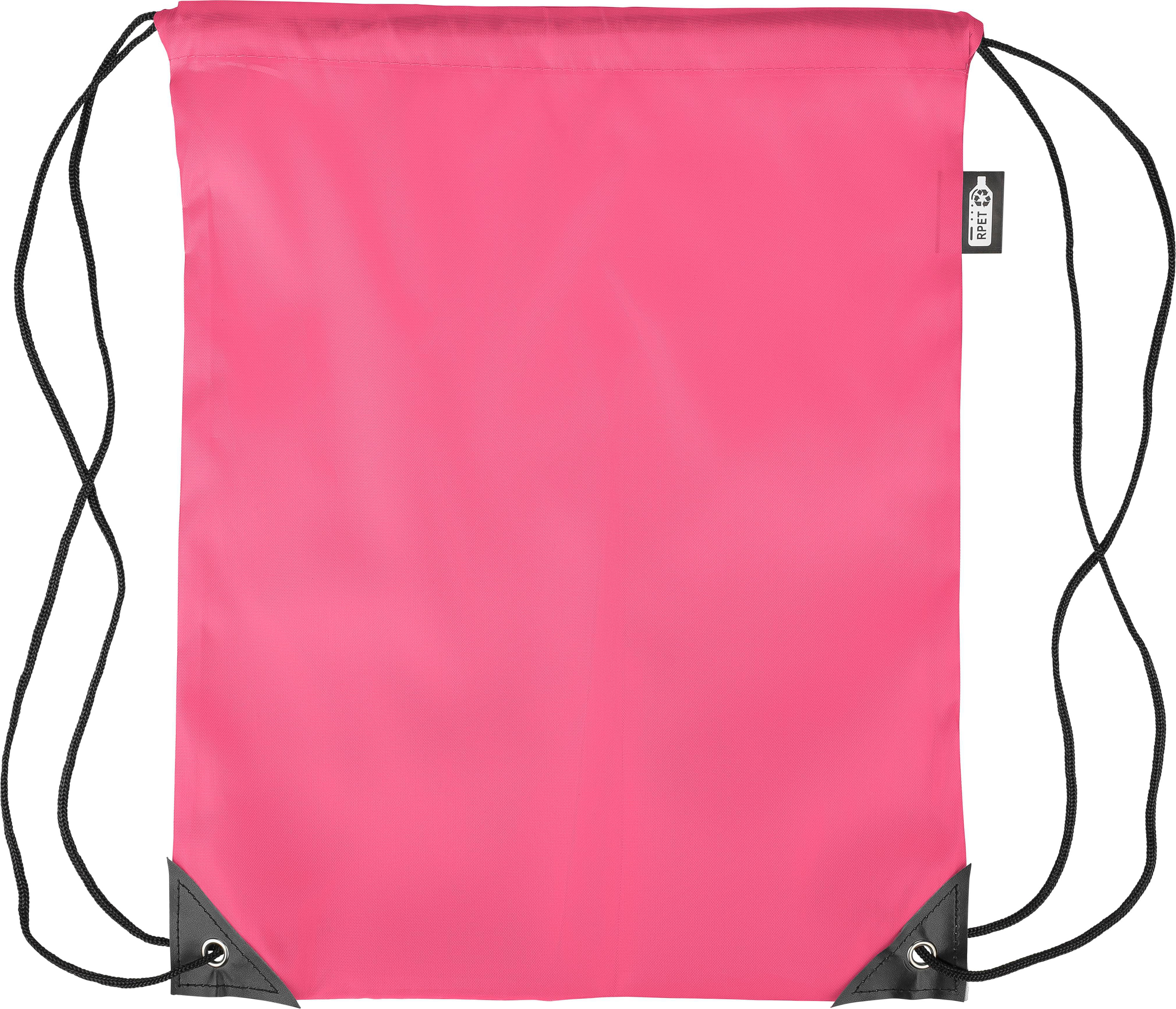 Recycled rPET polyester (210D) drawstring backpack Enrique