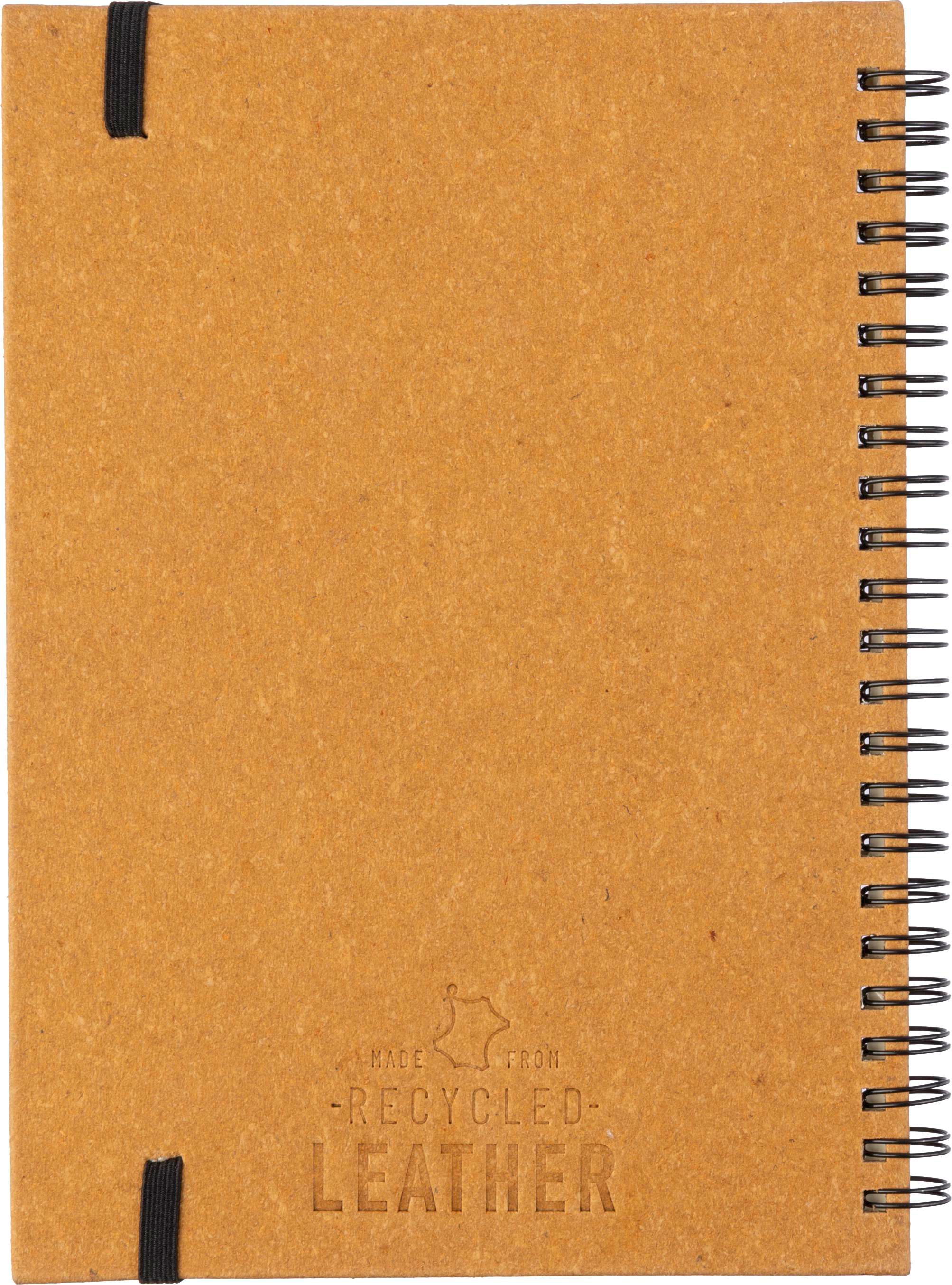 Notebook Egon | Recycled leather | A5 | Lined