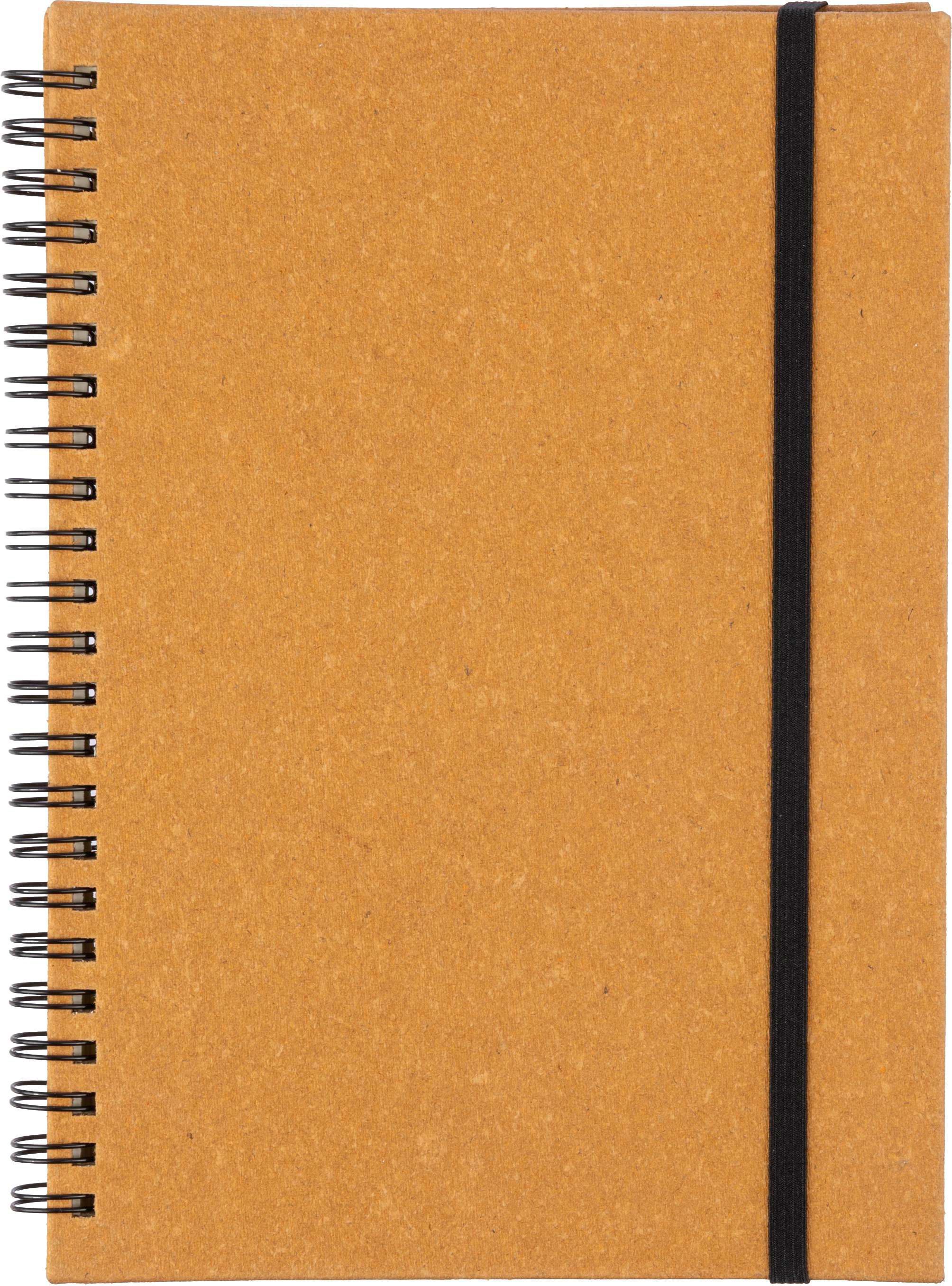 Notebook Egon | Recycled leather | A5 | Lined